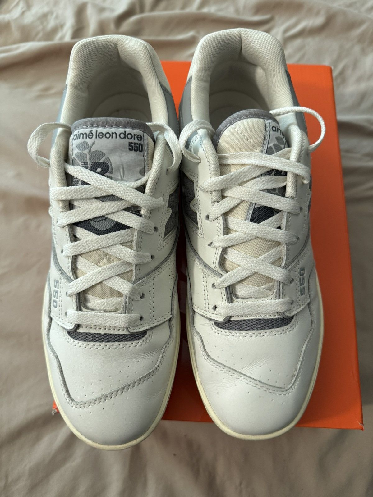 Aime Leon Dore × New Balance New Balance x Aime Leon Dore 550 white grey Size US 8.5 / EU 41-42 - 2 Thumbnail