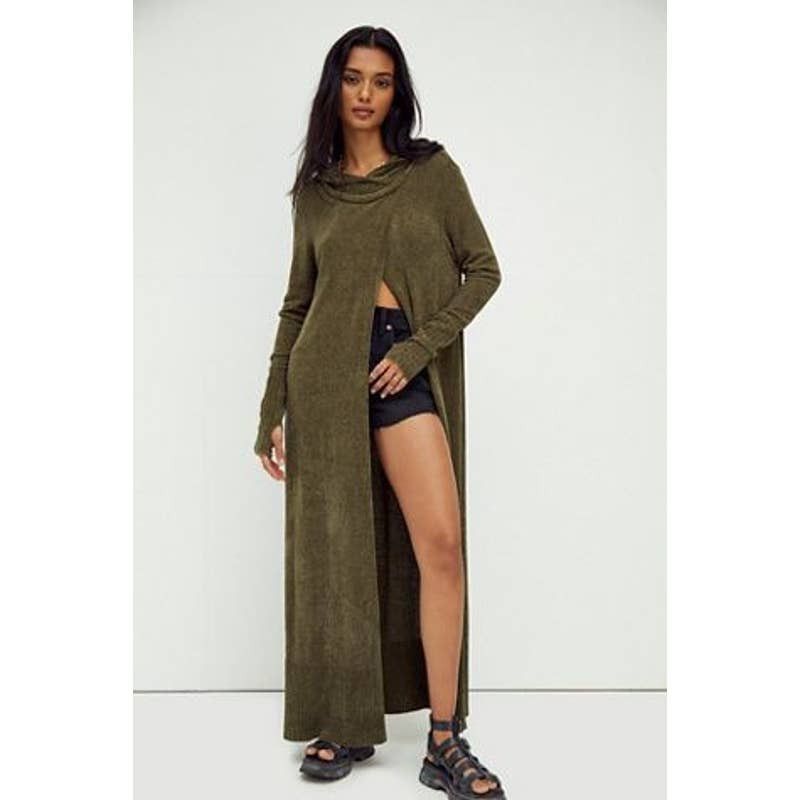 image of New Free People Nicholas K Andes Chenille Sweater $698 Small in Green, Women's