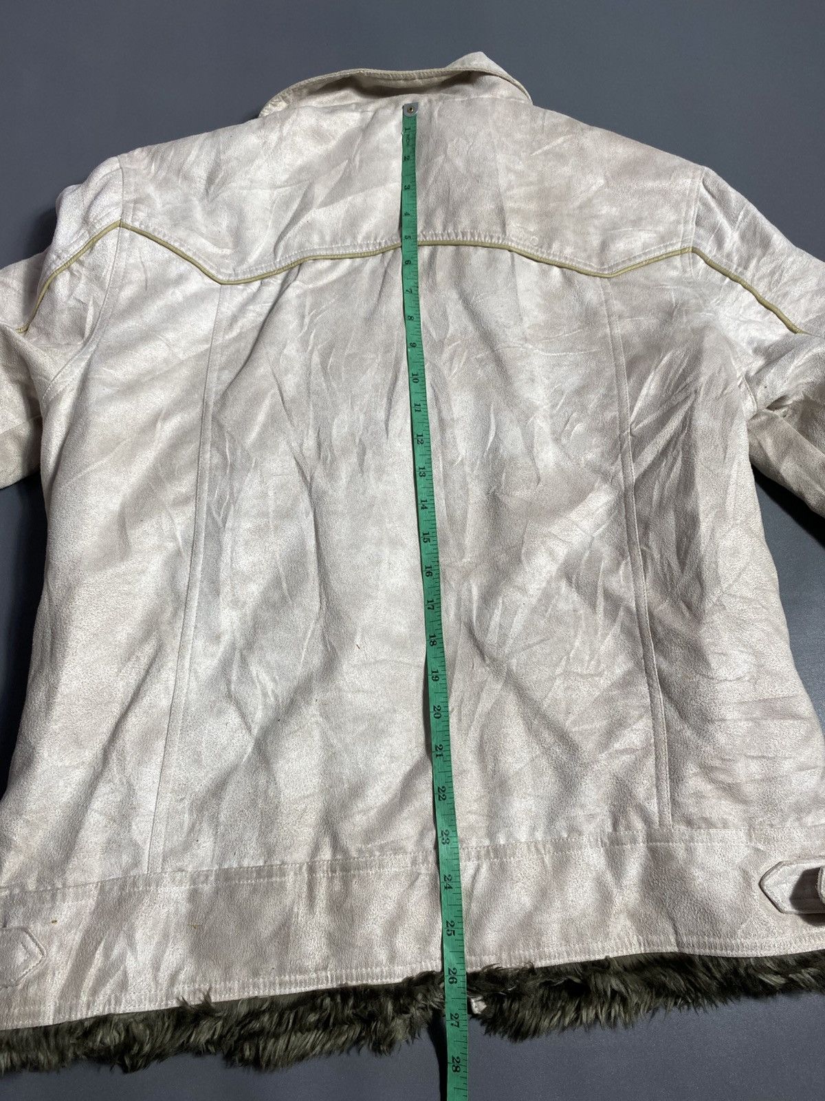 Japanese Brand Waxed Fur Rider Bondage Suede Jacket Size US L / EU 52-54 / 3 - 16 Thumbnail