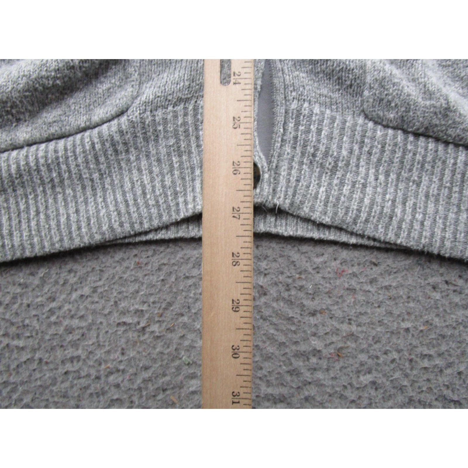 Abercrombie & Fitch VTG Abercrombie & Fitch Cardigan Sweater Women's Size S Gray Preppy Button Up Knit Cotton Size S / US 4 / IT 40 - 7 Thumbnail