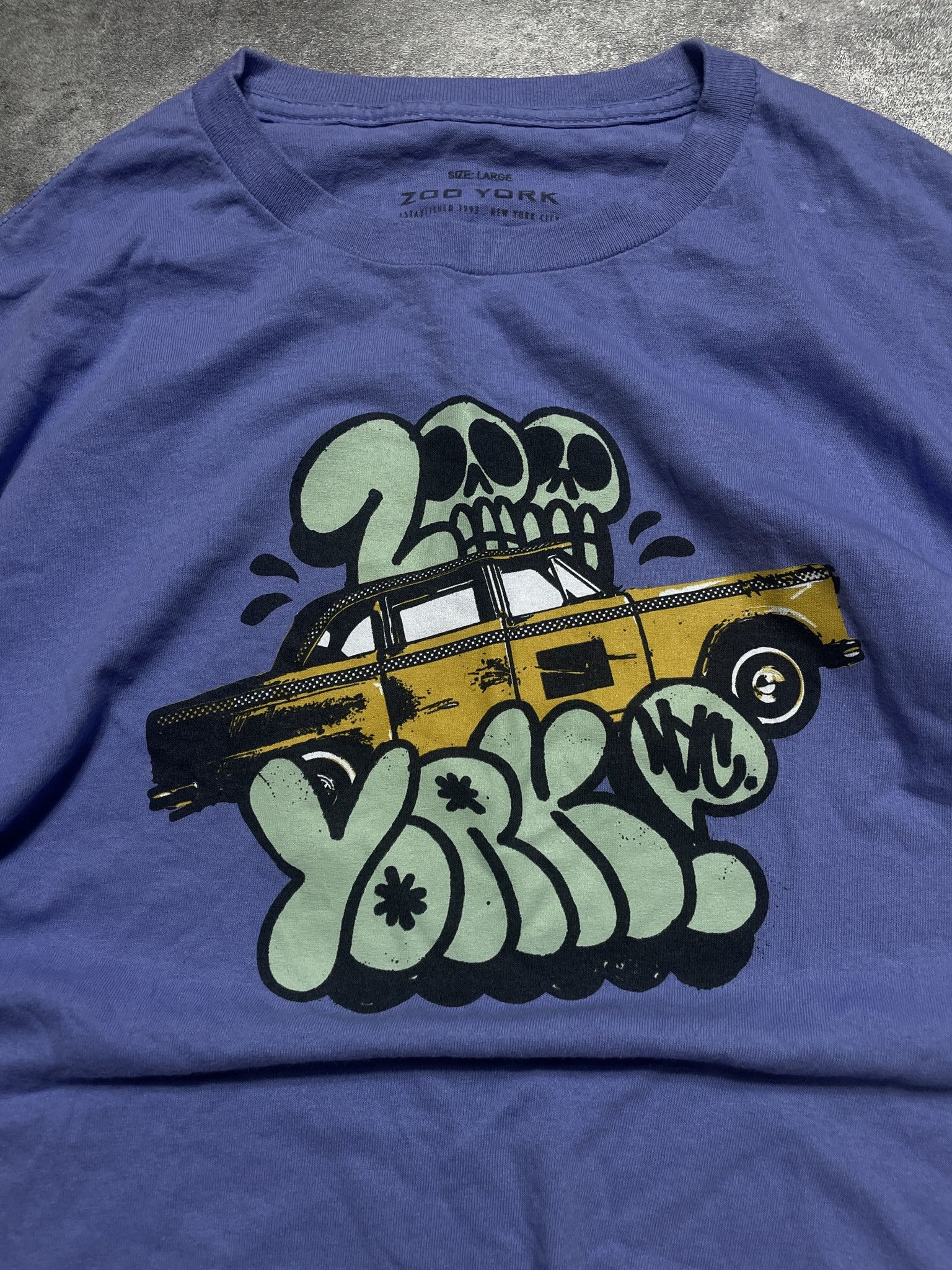 Zoo York Zoo York T-Shirt Taxi Spellout Hype Size US L / EU 52-54 / 3 - 3 Thumbnail