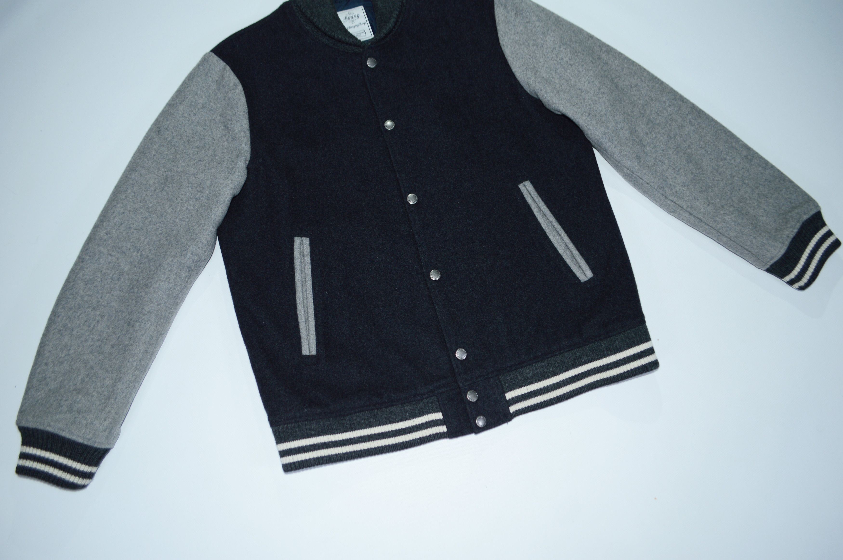Beams Plus B:Ming Life Store by Beams Wool Snap Jacket Size L Size US L / EU 52-54 / 3 - 3 Thumbnail