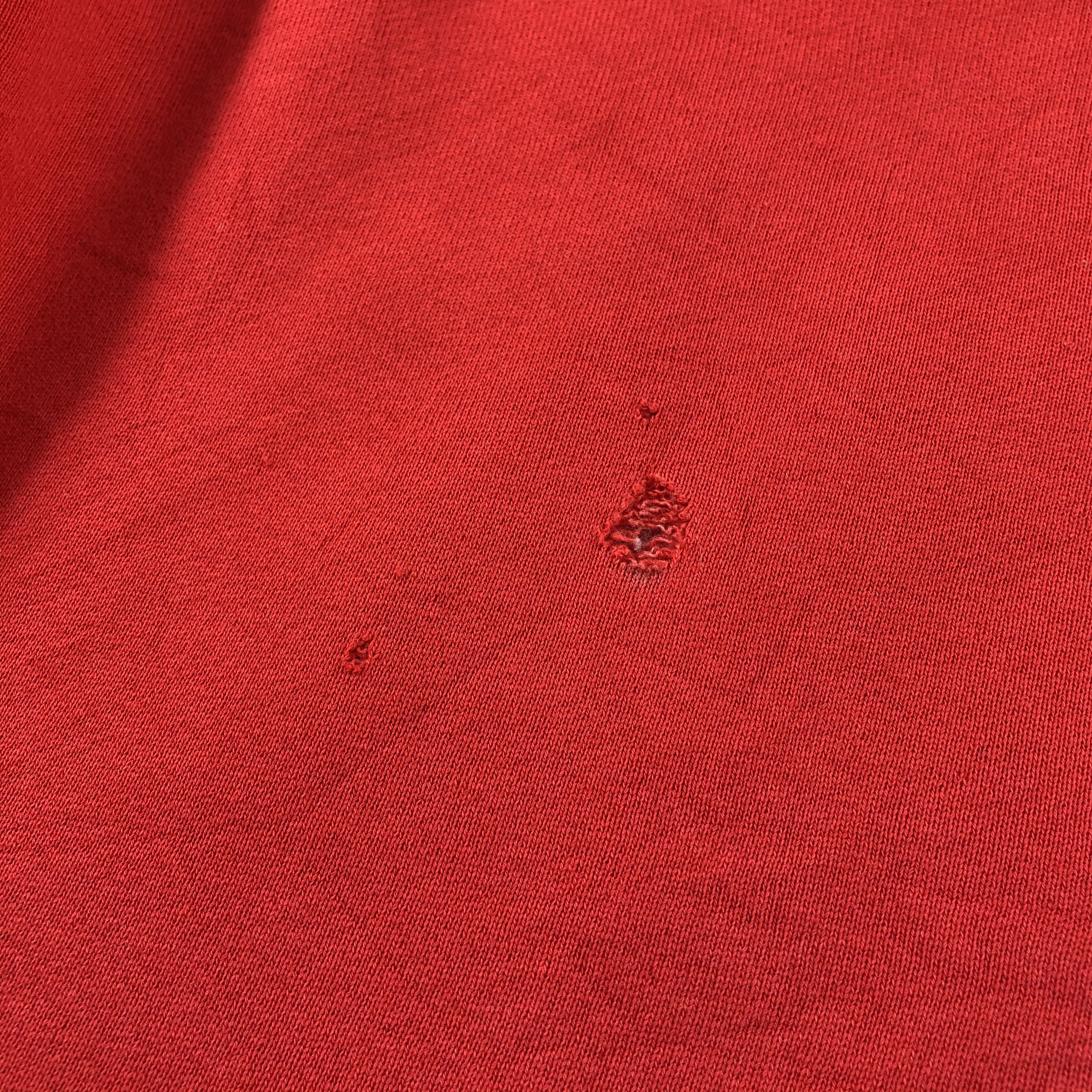 Fruit Of The Loom Vintage 90s Cheater Five Sweatshirt Red Jumper F188 Size US M / EU 48-50 / 2 - 5 Thumbnail
