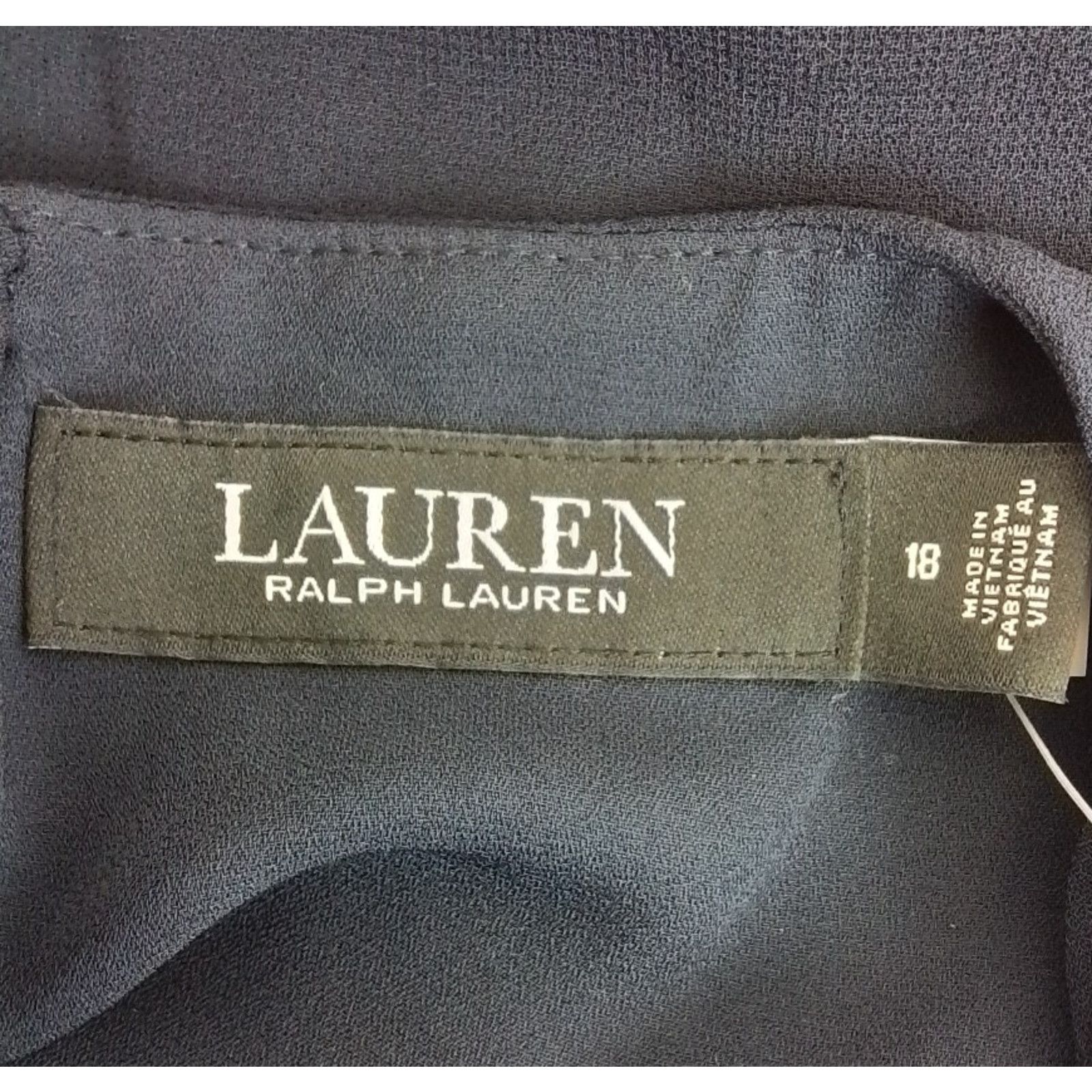Lauren Ralph Lauren Lauren Ralph Lauren Dress Women's 18 Blue Chiffon W/ Tags Size XXL / US 16-18 / IT 52-54 - 8 Thumbnail