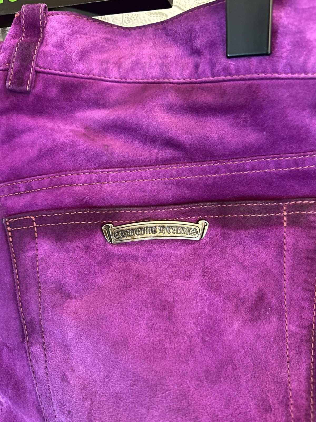 Chrome Hearts CHROME HEARTS PURPLE SUEDE FLURS Size US 34 / EU 50 - 5 Thumbnail