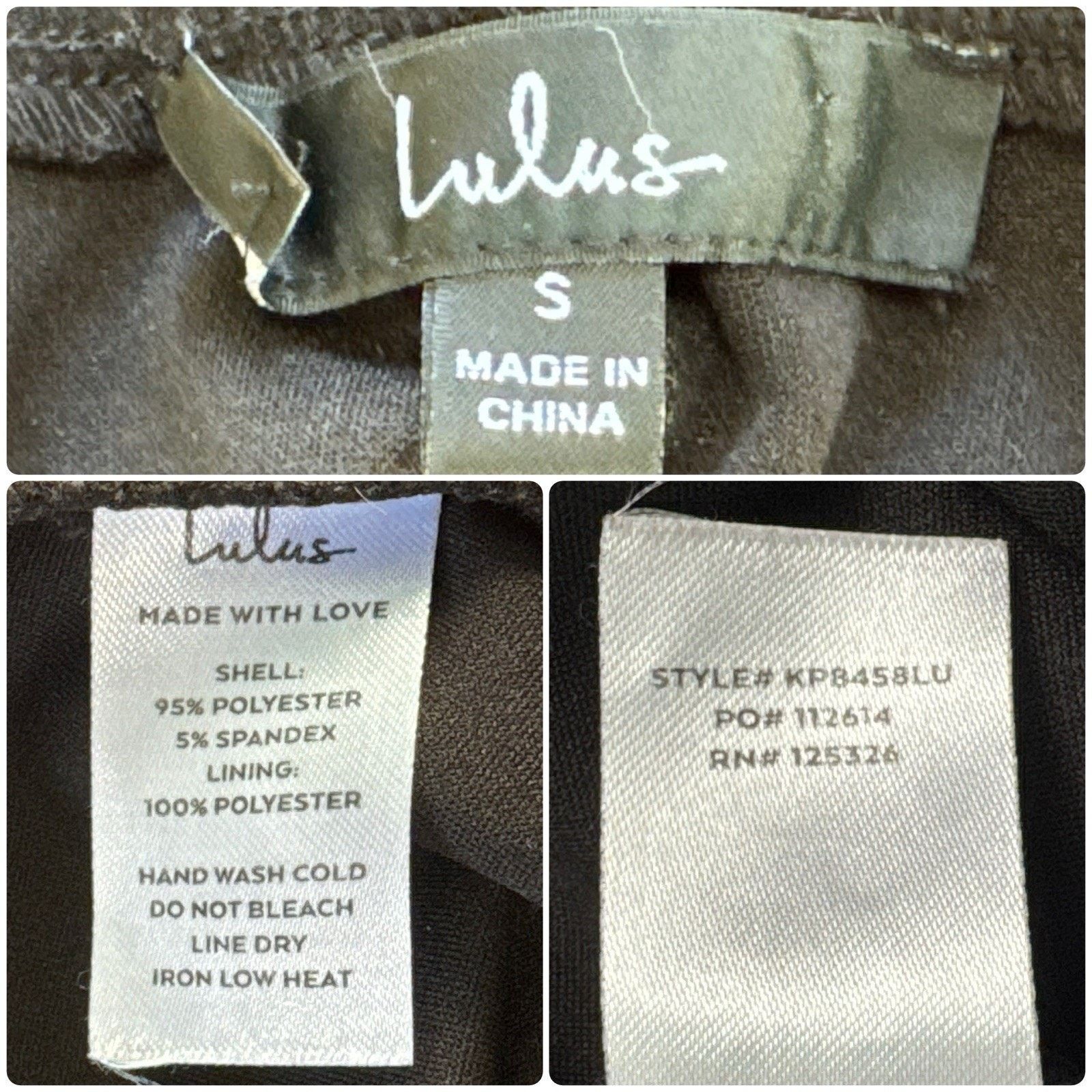 Lulus LULUS Thinking Out Loud Black Jumpsuit Criss Cross Wide Leg Size 28" / US 6 / IT 42 - 9 Thumbnail