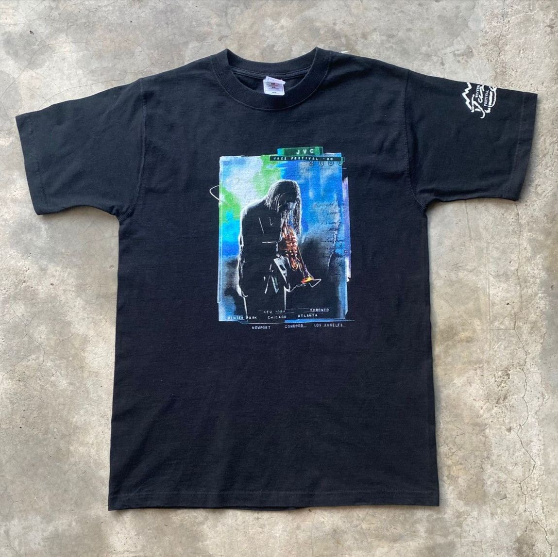 Vintage Vintage JVC Jazz Festival 2000 Winter Park Promo Tshirt Size US M / EU 48-50 / 2 - 1 Thumbnail