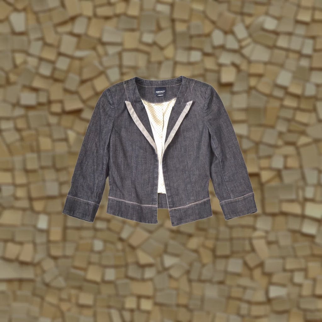 Miss Sixty Miss Sixty Rondha Denim Jean Jacket Blue Size XS Made in Albania Womens Size 26" / US 2 / IT 38 - 1 Thumbnail