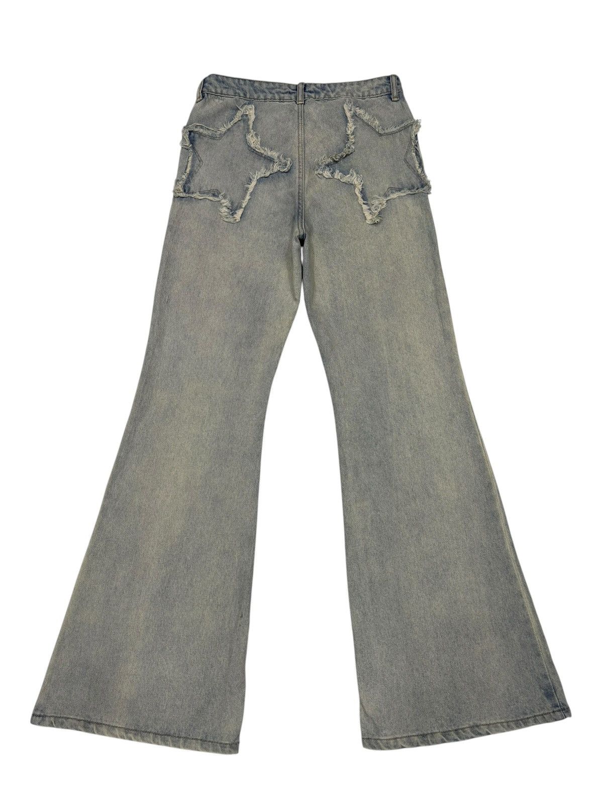 Heron Preston Heron Preston Star Embroidery Custom Made Flare Jeans Size US 28 / EU 44 - 1 Thumbnail