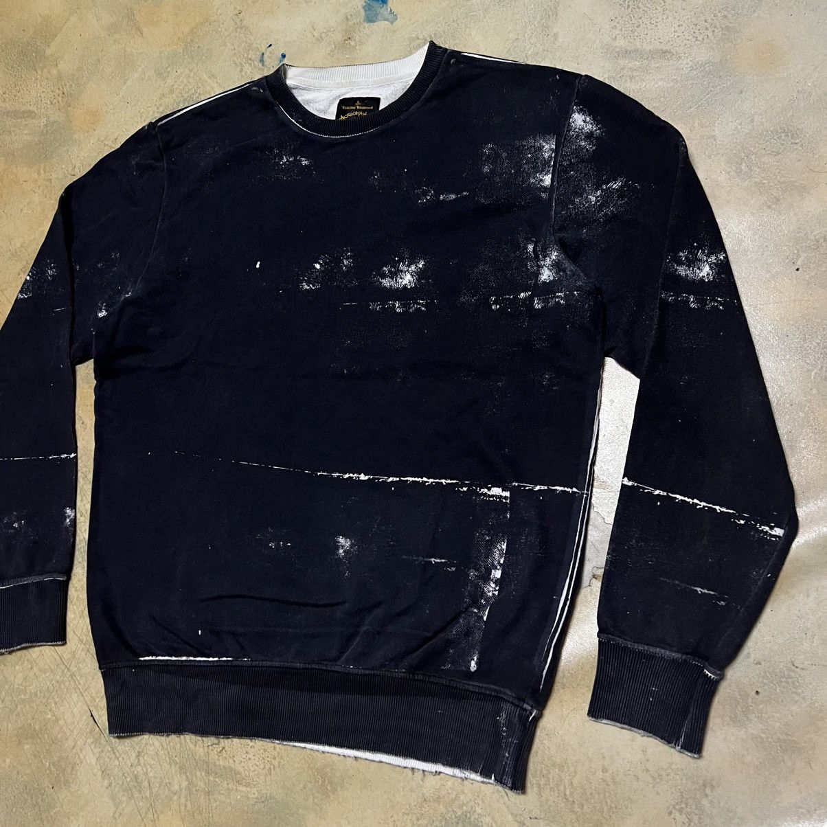 Vivienne Westwood Vivienne Westwood Anglomania Distress Punk Style Sweatshirt Size US L / EU 52-54 / 3 - 3 Thumbnail