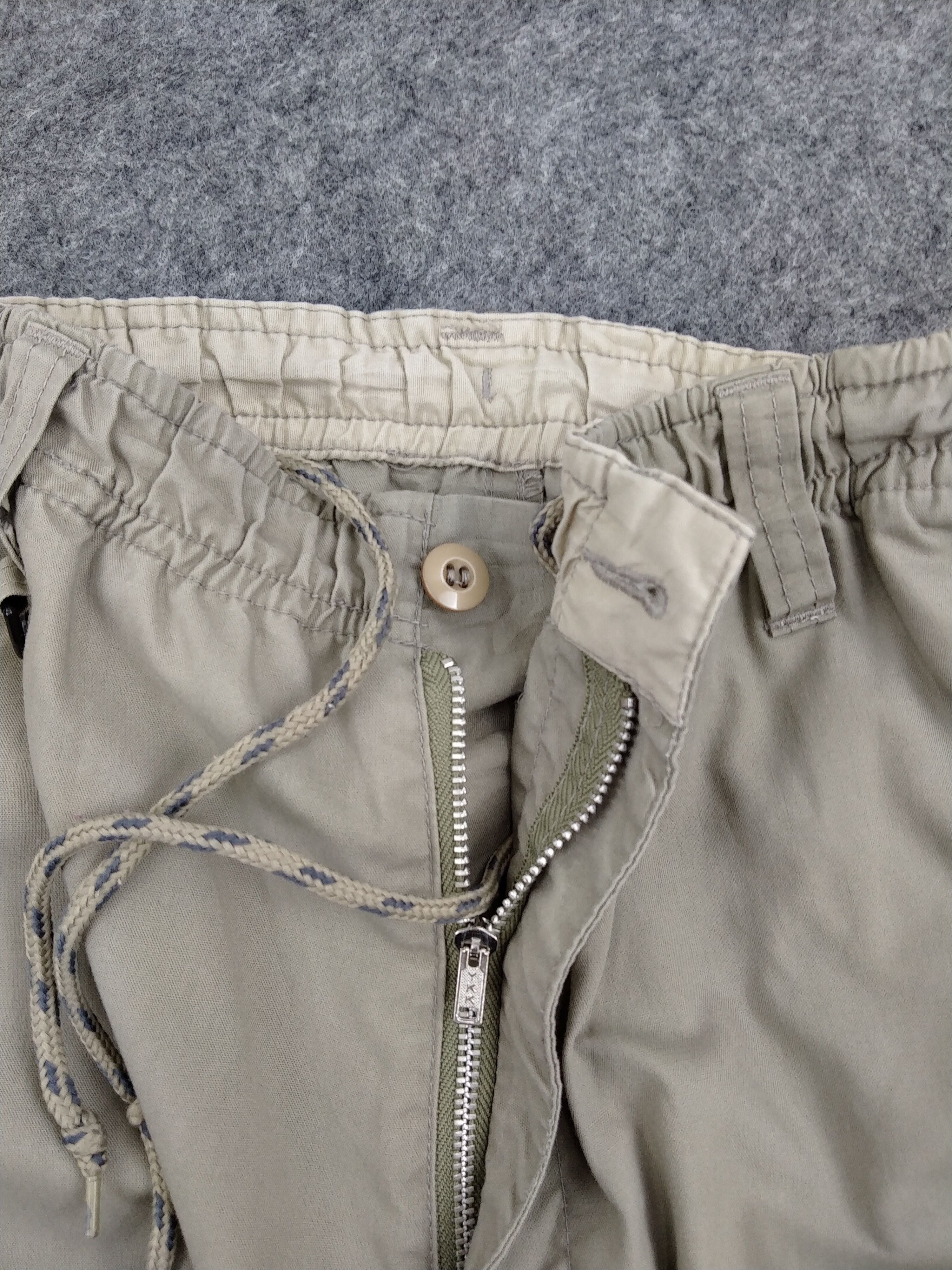 Japanese Brand Elastic/Drawstring Waist Japanese Brand Cargo 29x26 -CP061 Size US 29 - 4 Thumbnail