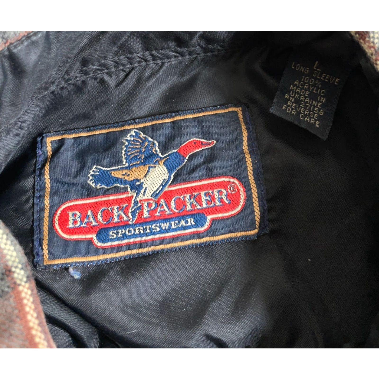 Vintage VINTAGE Backpacker Plaid Flannel Shirt Adult Large Brown Long Sleeve Workwear 90s Grunge Mens Size US L / EU 52-54 / 3 - 4 Thumbnail