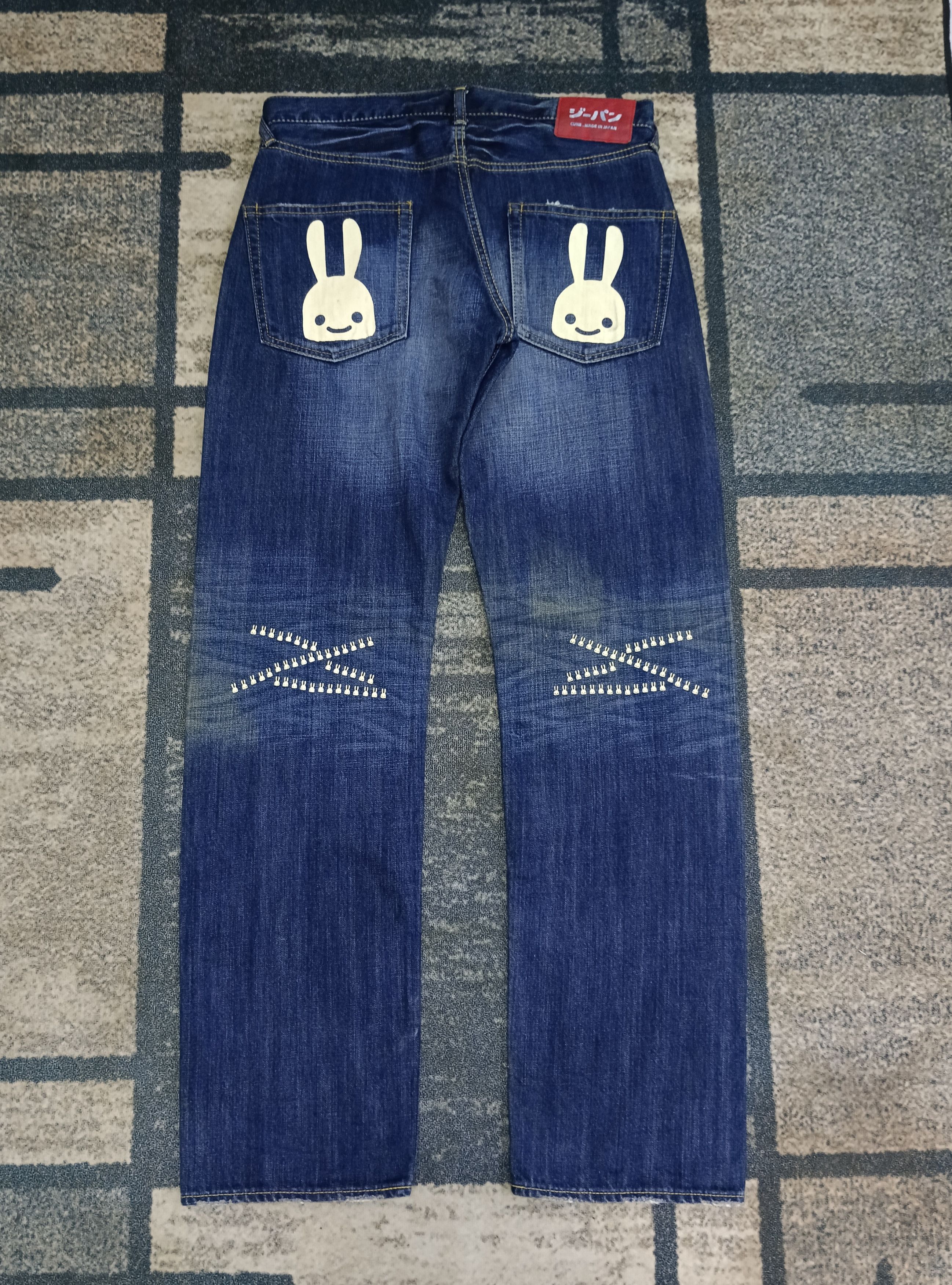 Japanese Brand SiCKK🔥VINTAGE 90s CUNE RABBIT MAMMOTH CO LTD MADE IN JAPAN Size US 33 - 3 Thumbnail