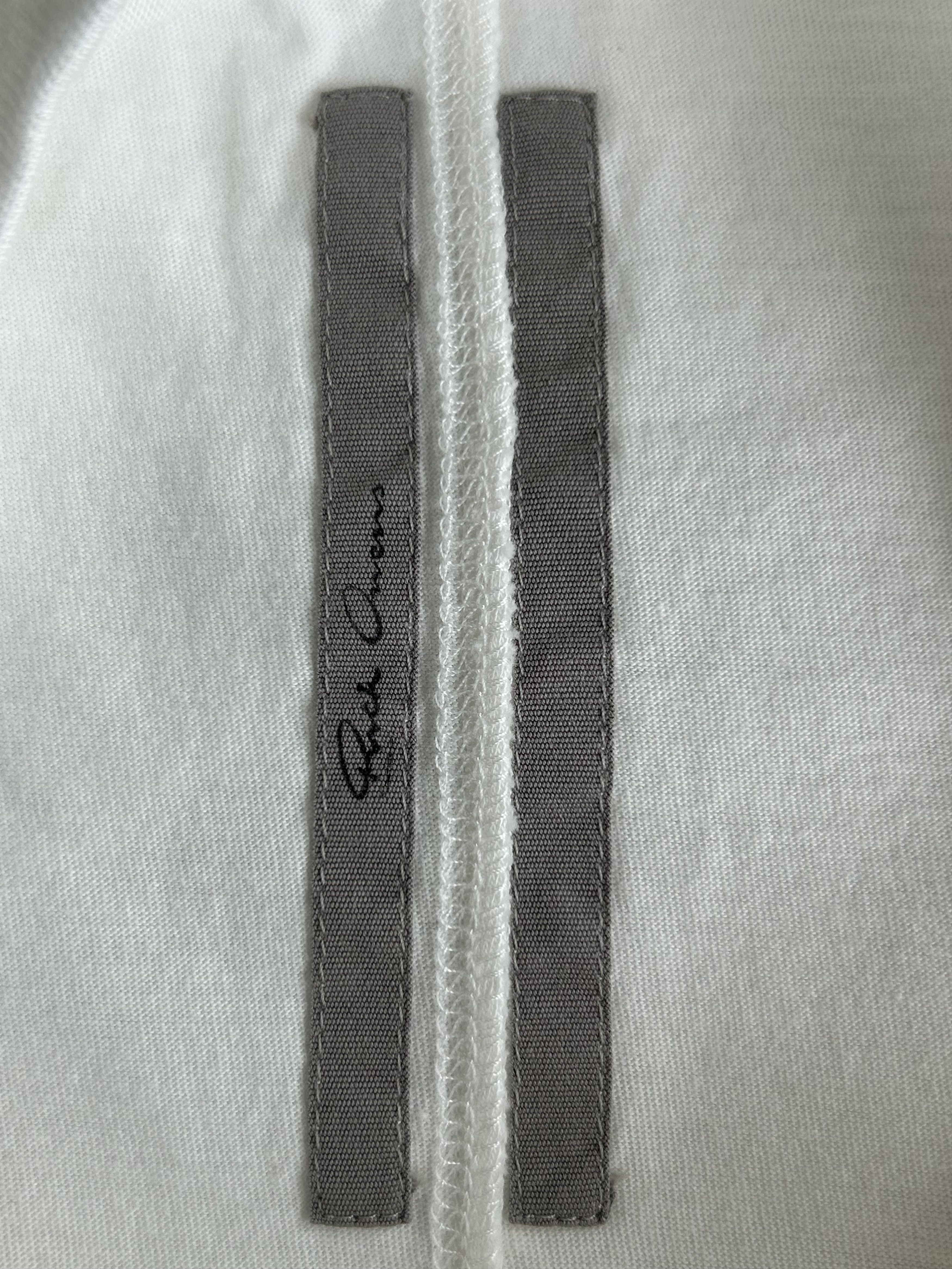 Rick Owens Rick Owens White Level T-Shirt Size US S / EU 44-46 / 1 - 3 Thumbnail