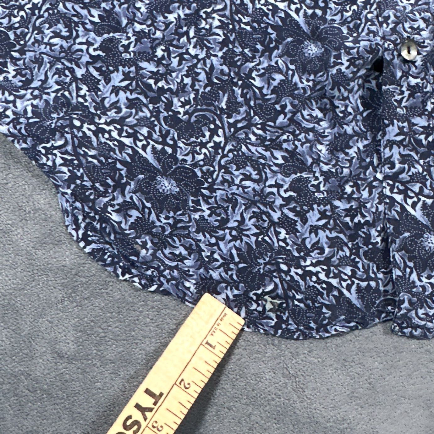 Orvis Vintage Orvis Men's Large Blue Floral Silk Hawaiian Shirt Casual Beach Retro Size US L / EU 52-54 / 3 - 5 Thumbnail