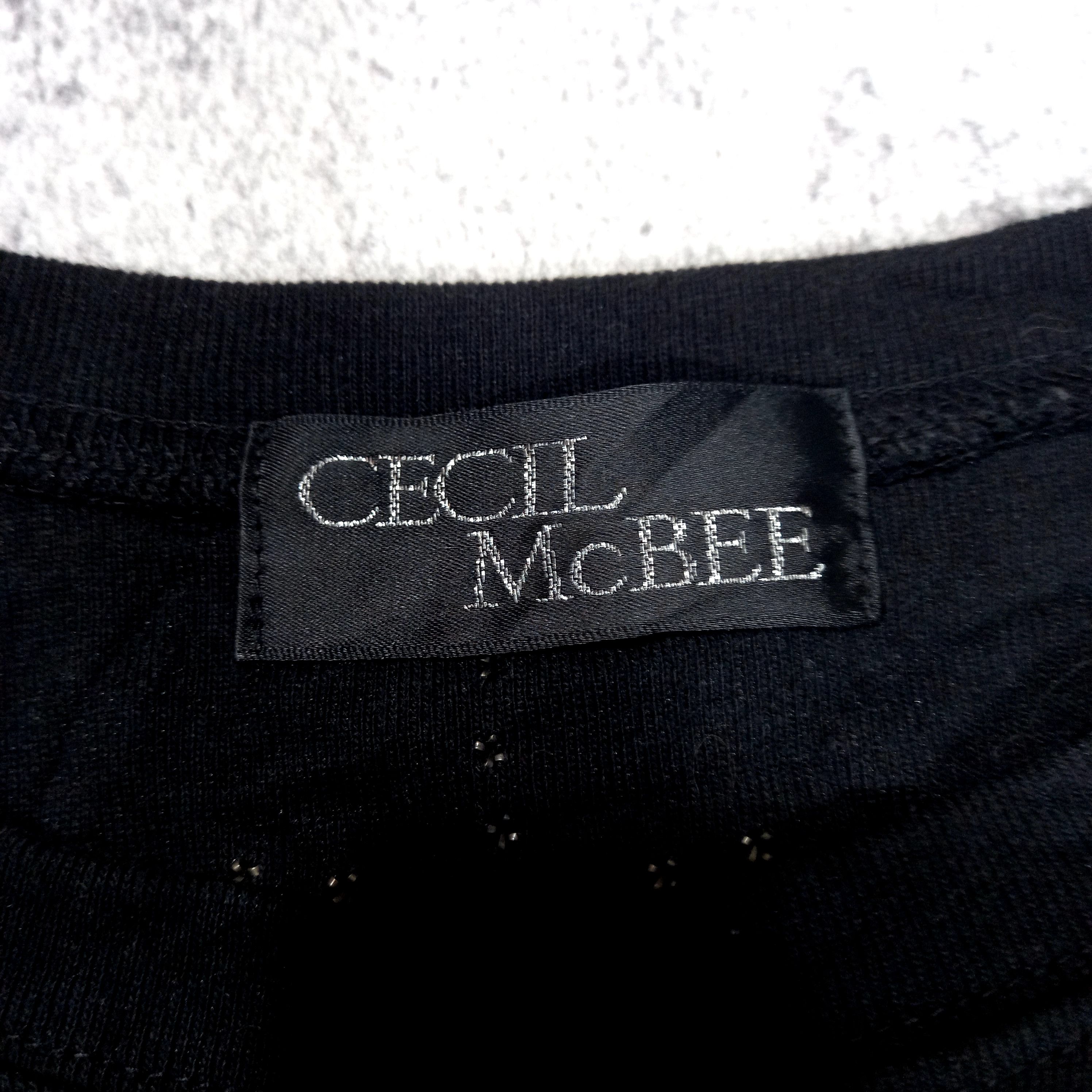 Beauty Beast 2000s CECIL Mc Bee - Beads Embroidered Long Sleeve Tee Size M / US 6-8 / IT 42-44 - 3 Thumbnail