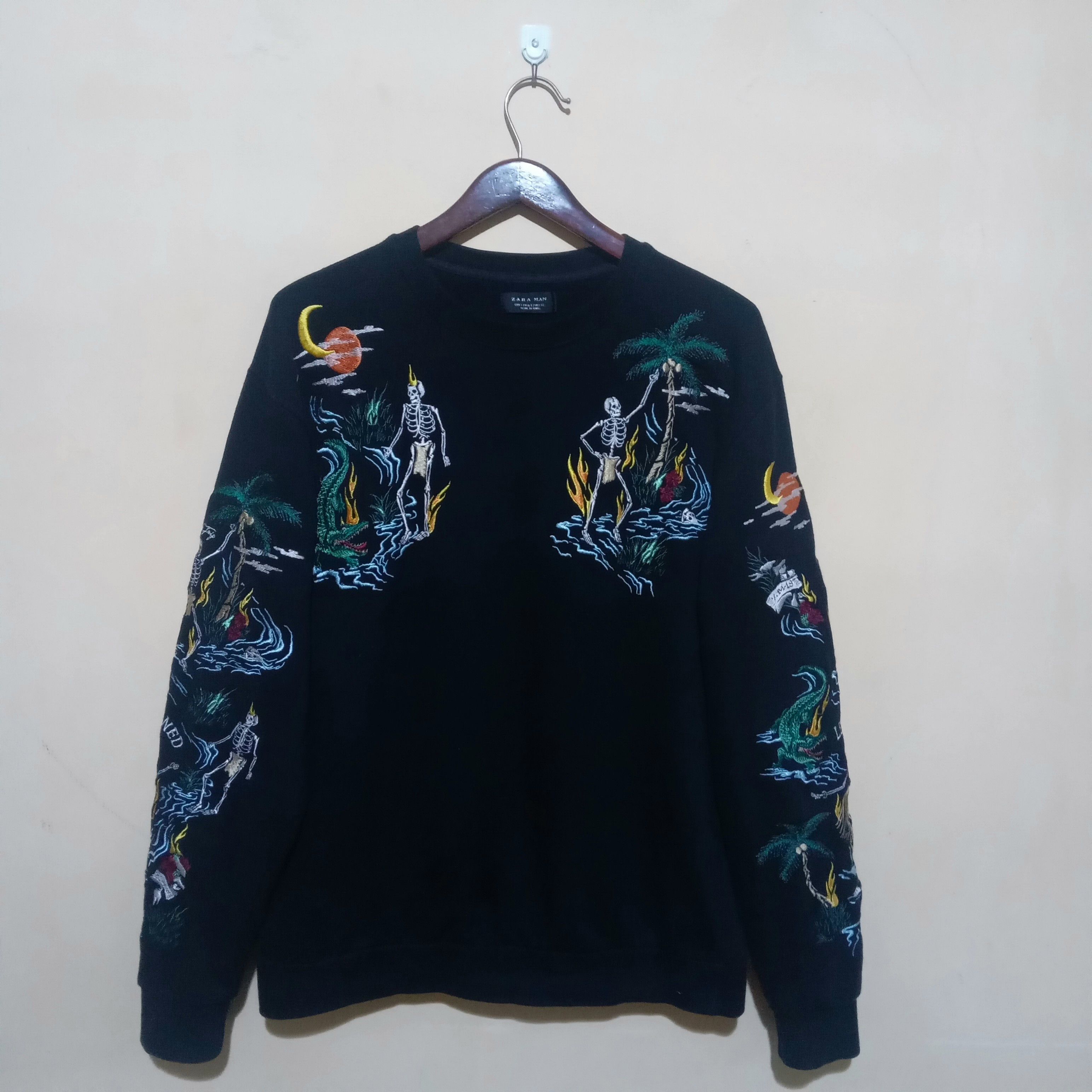 Japanese Brand Sukajan sweatshirt zara embordied Size US L / EU 52-54 / 3 - 1 Thumbnail