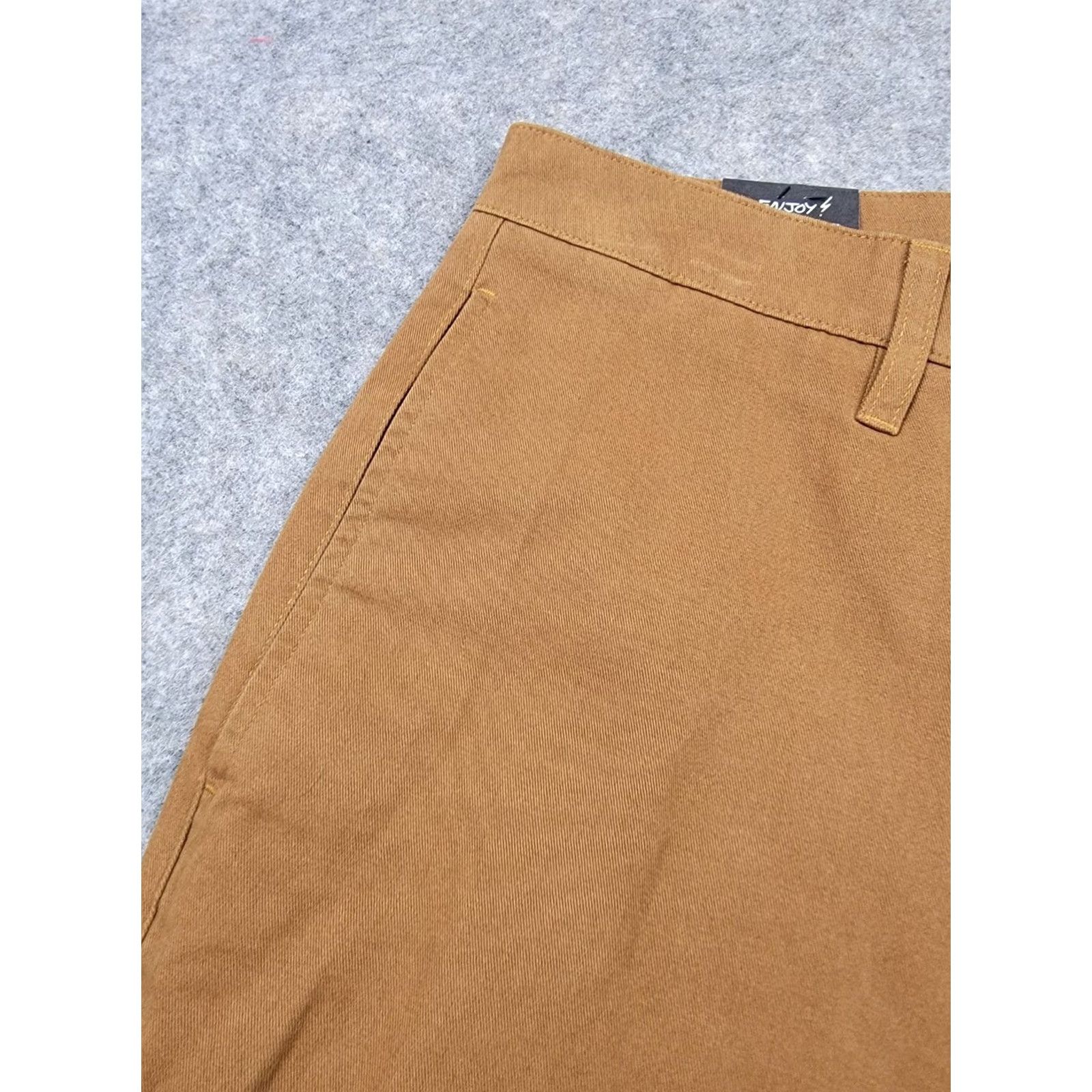 Hurley Hurley Pants Mens 30 Brown Relaxed Chino Tapered Leg 100% Cotton NWT Holiday Beach Casual Travel Front Zip Pocket Button Logo Size US 30 / EU 46 - 5 Thumbnail