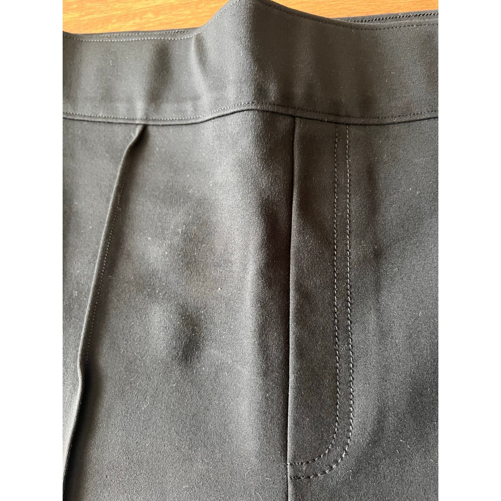 Spanx Spanx High-Rise Wide Leg Black Dress Pants Large Size 30" / US 8 / IT 44 - 2 Thumbnail