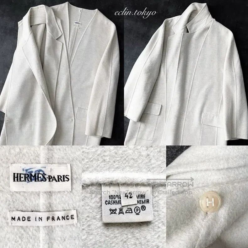 Hermes Hermes Detachable cashmere coat jacket Size M / US 6-8 / IT 42-44 - 7 Thumbnail