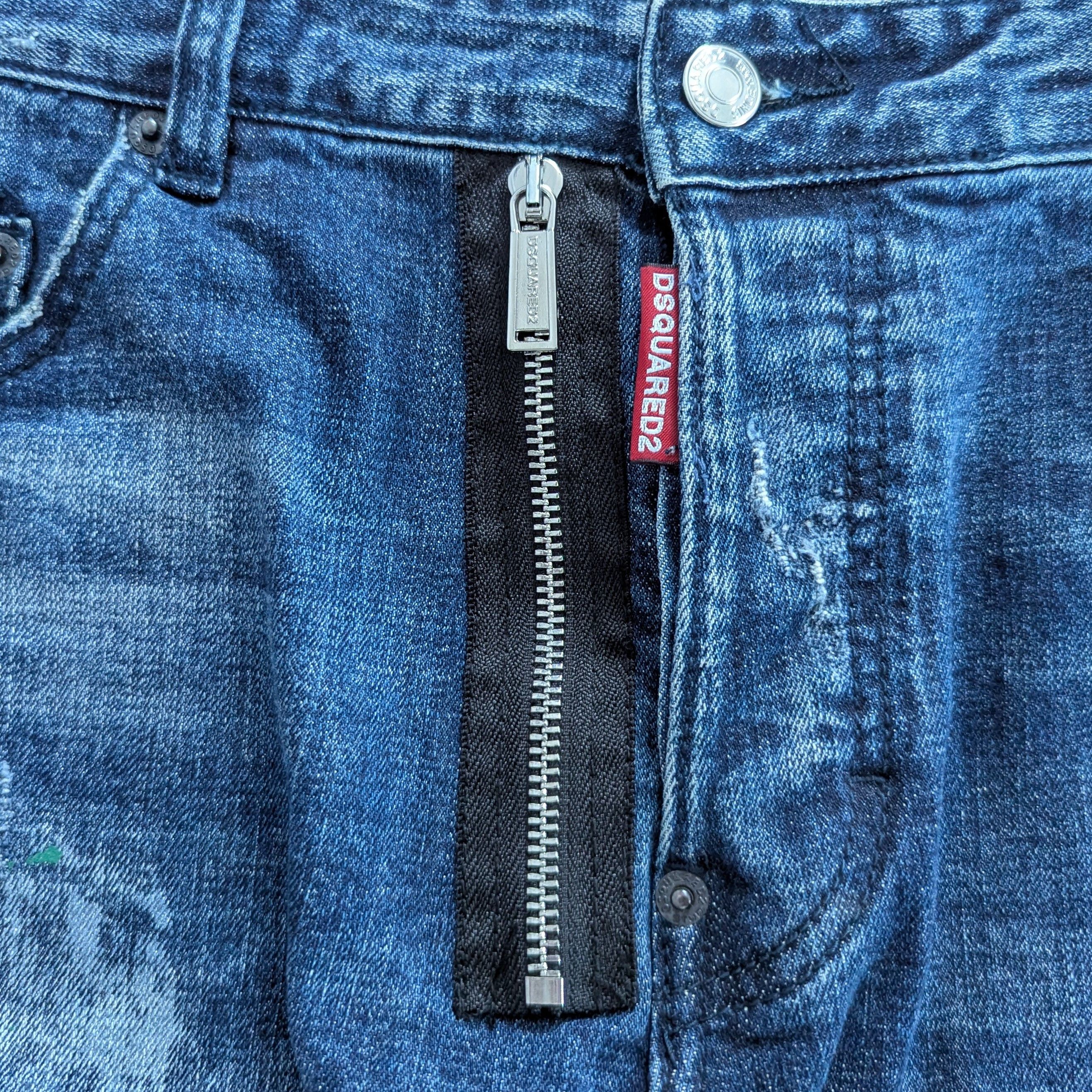 Dsquared2 DSQUARED2 Slim Jean Made In Italy Denim Pants Luxury Brand Size US 34 / EU 50 - 5 Thumbnail