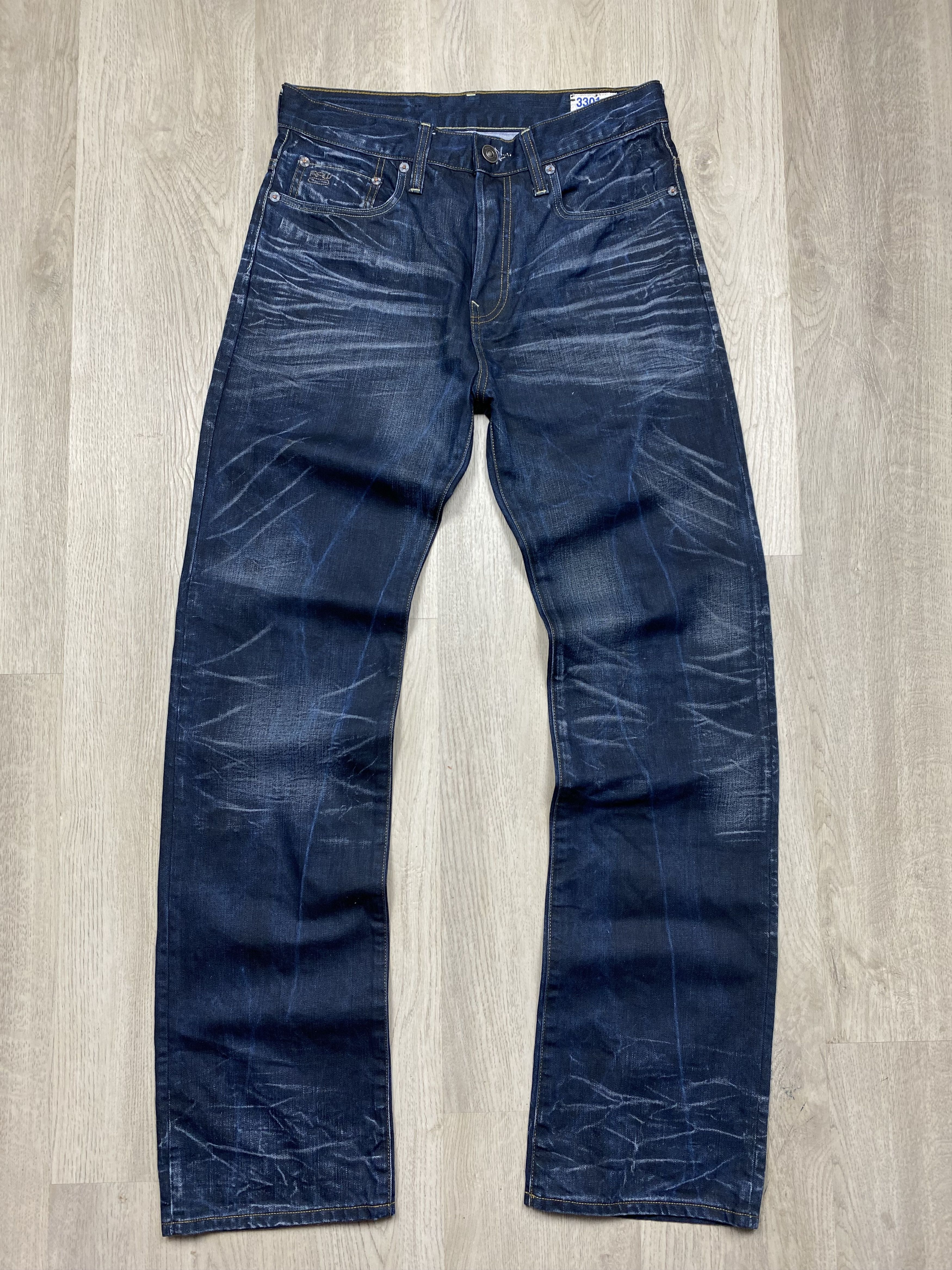 G-Star G Star Raw 3301 Loose Mens Denim Pants Jeans Size US 30 / EU 46 - 1 Thumbnail