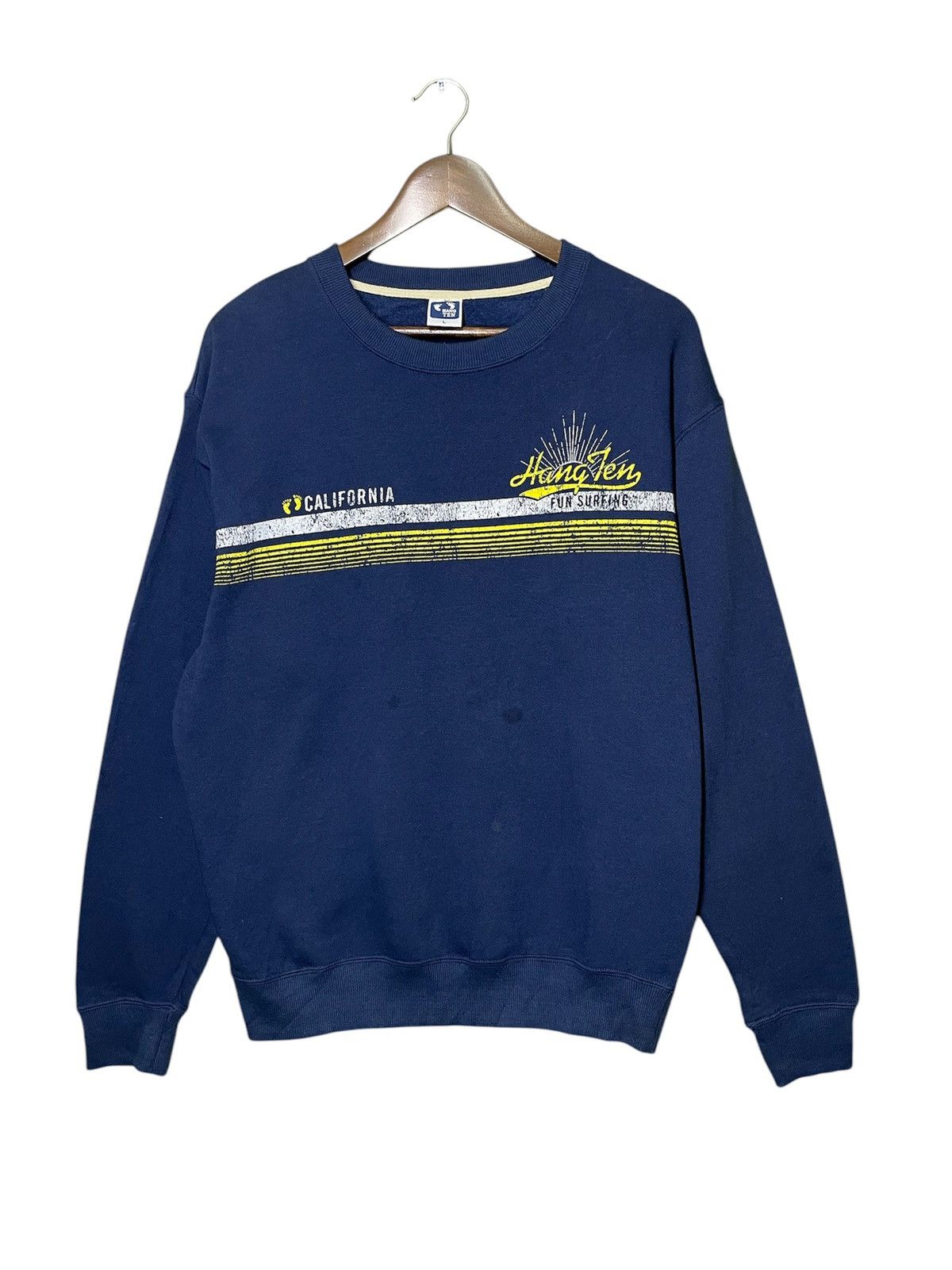 Hang Ten 🔥Vintage 90s🔥 hang ten fun surving sweatshirts Size US M / EU 48-50 / 2 - 2 Thumbnail