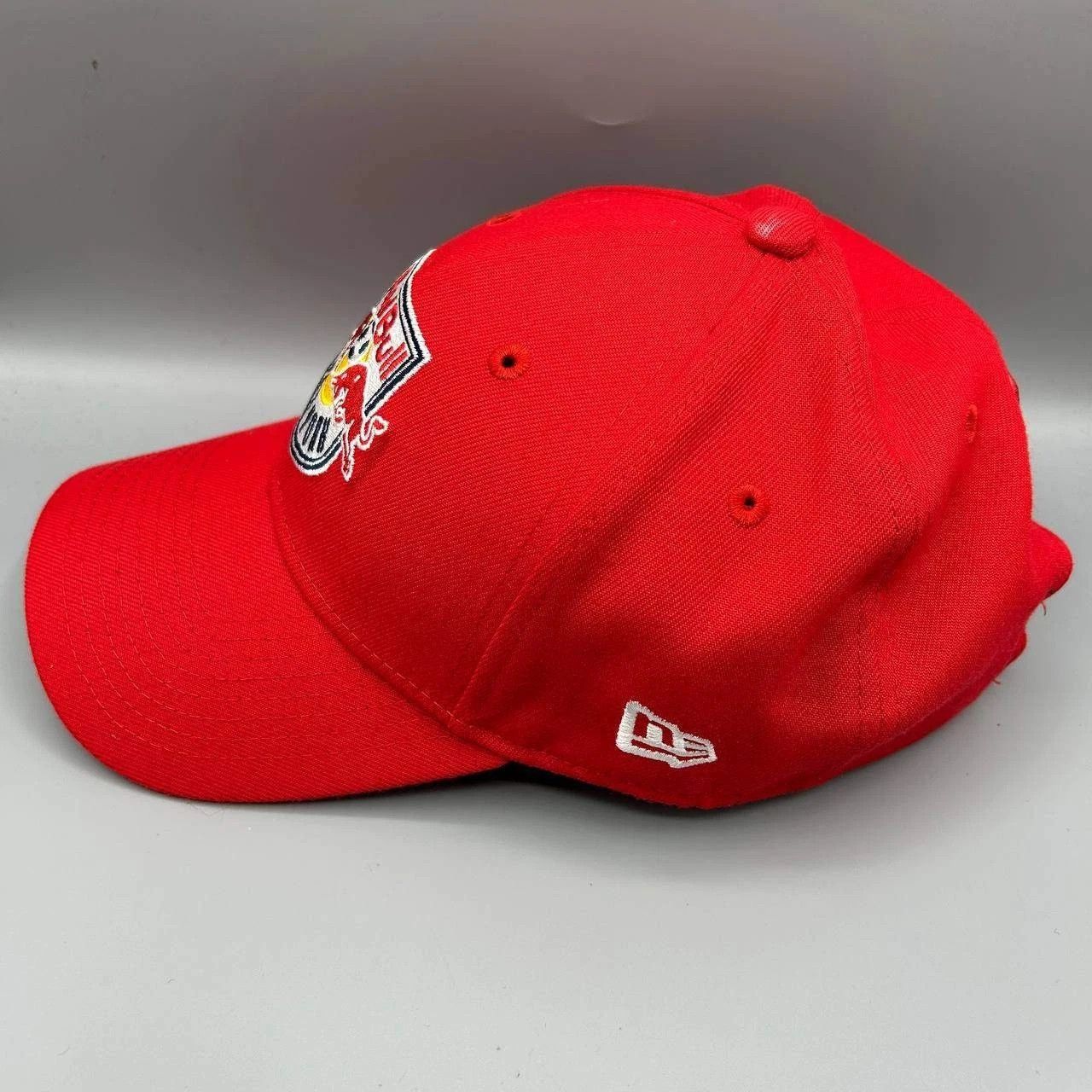 New Era New York Red Bulls Hat Men Red Embroidered MLS Strap Back Size ONE SIZE - 3 Thumbnail