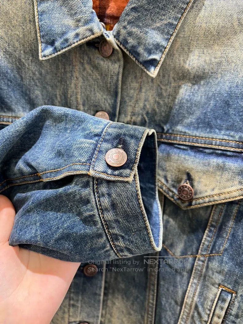 Gucci Gucci Denim jacket Size S / US 4 / IT 40 - 6 Thumbnail