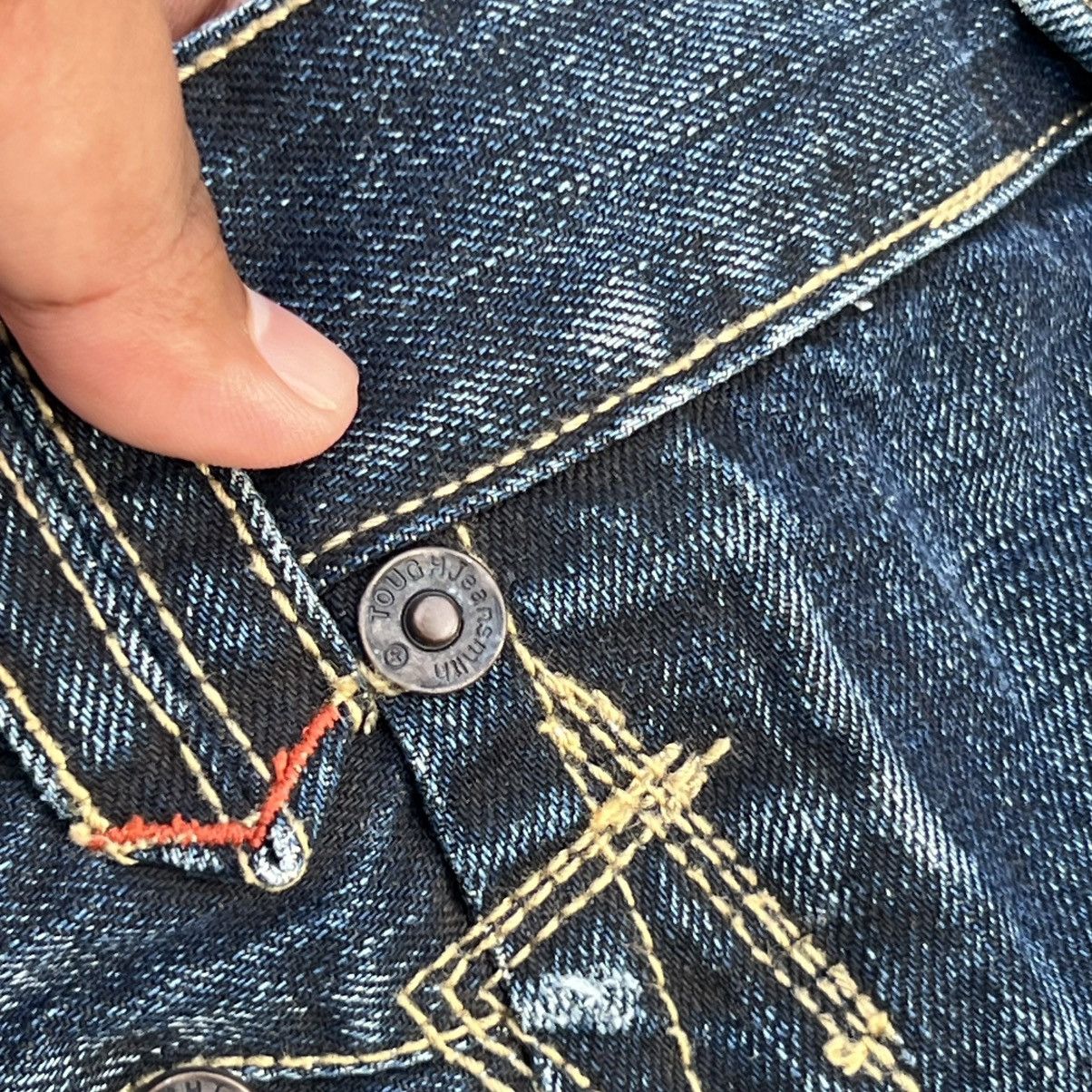 If Six Was Nine “TOUGH JEANSMITH” BOHAM MILITARY STYLE DISTRESSED JEANS Size US 36 / EU 52 - 7 Thumbnail