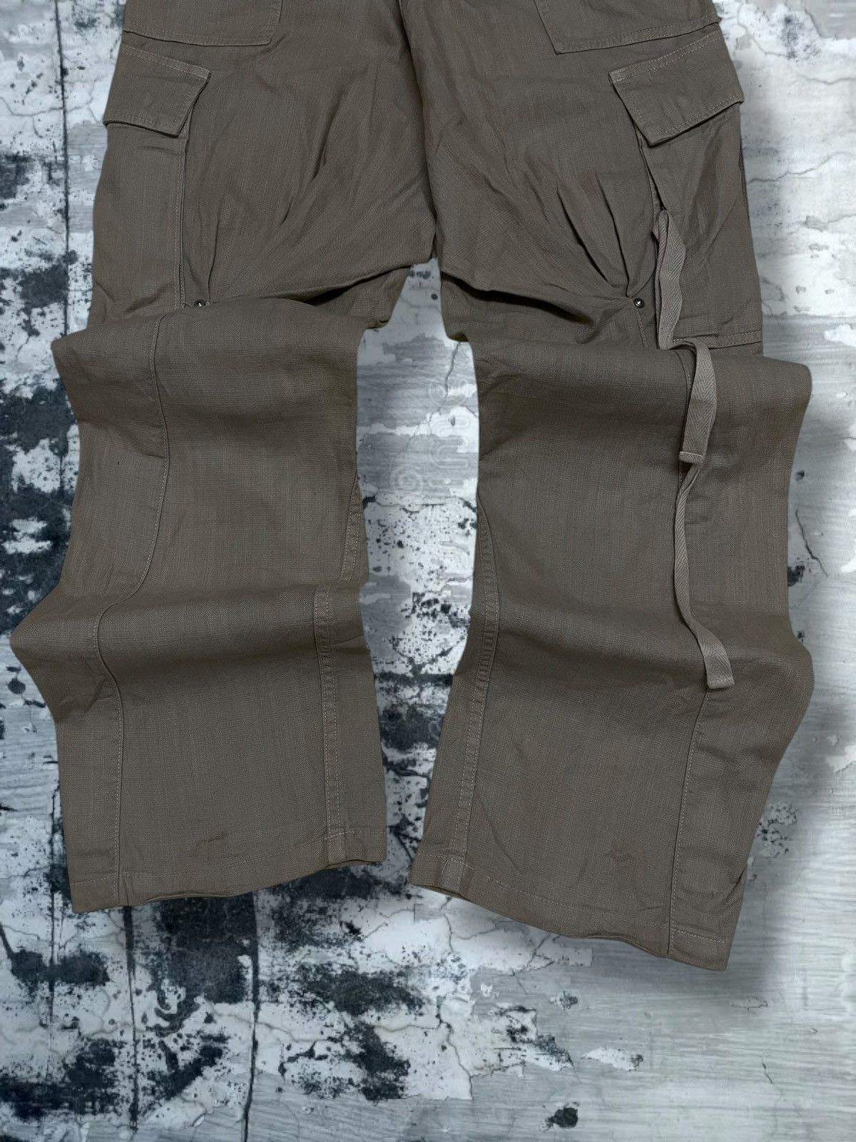 Japanese Brand Vintage 1990s Japan Designer Slowgun Tactical Cargo Pant Size US 30 / EU 46 - 11 Thumbnail