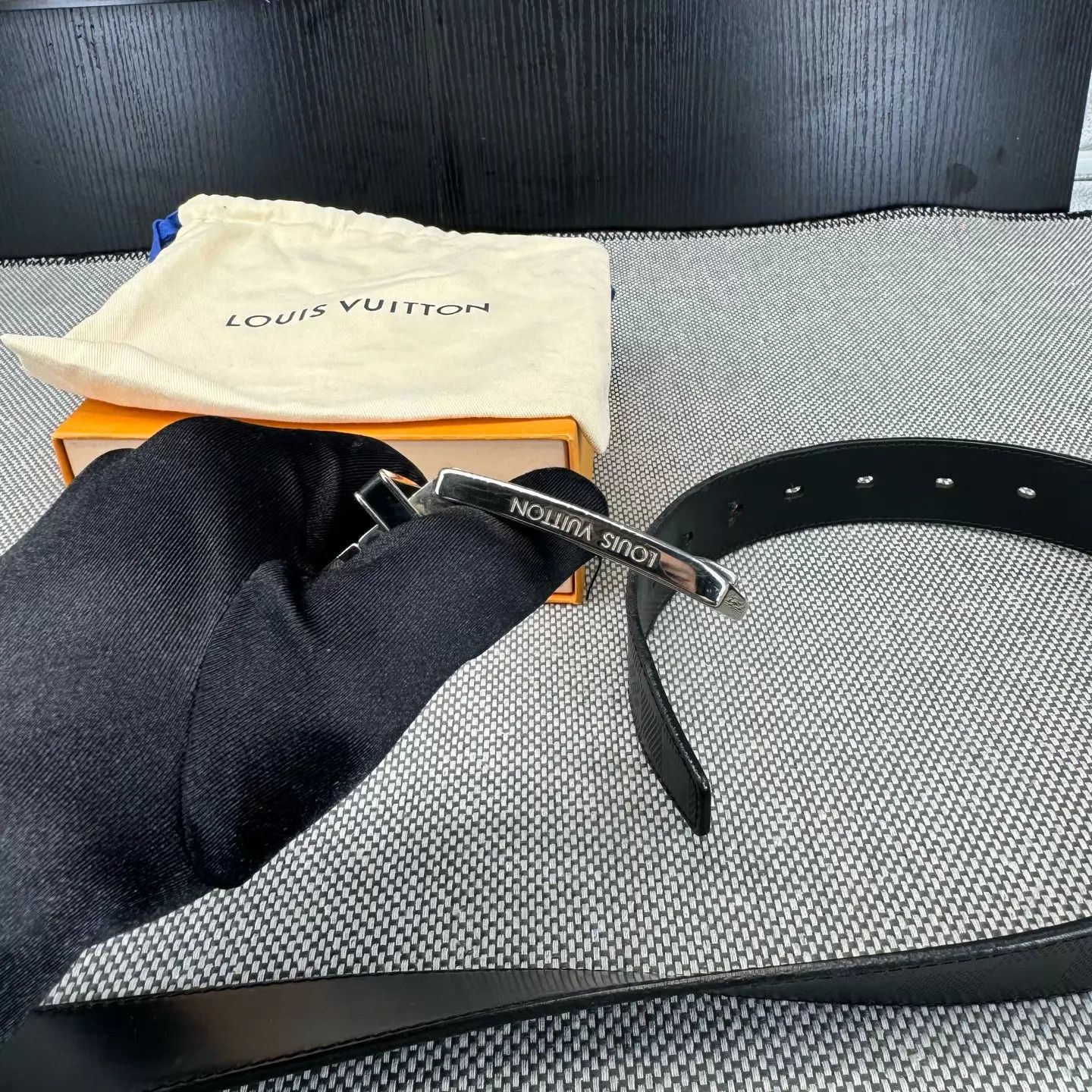 Louis Vuitton LV Checkerboard Belt 95 38 New w/ Box Size ONE SIZE - 6 Thumbnail