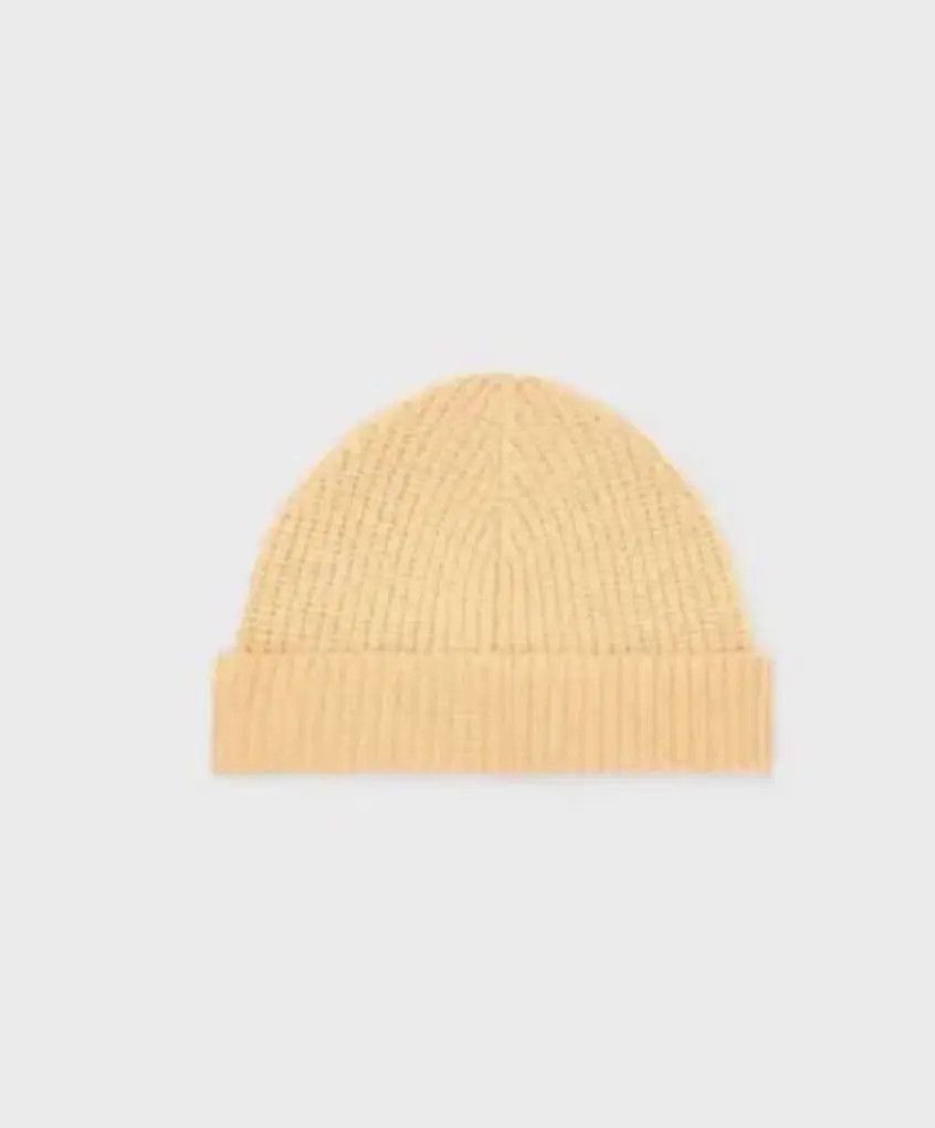 Celine o1w1db10525 Size :OS / 2A14V4 Cashmere/Wool Beanie in Yellow Size ONE SIZE - 3 Thumbnail