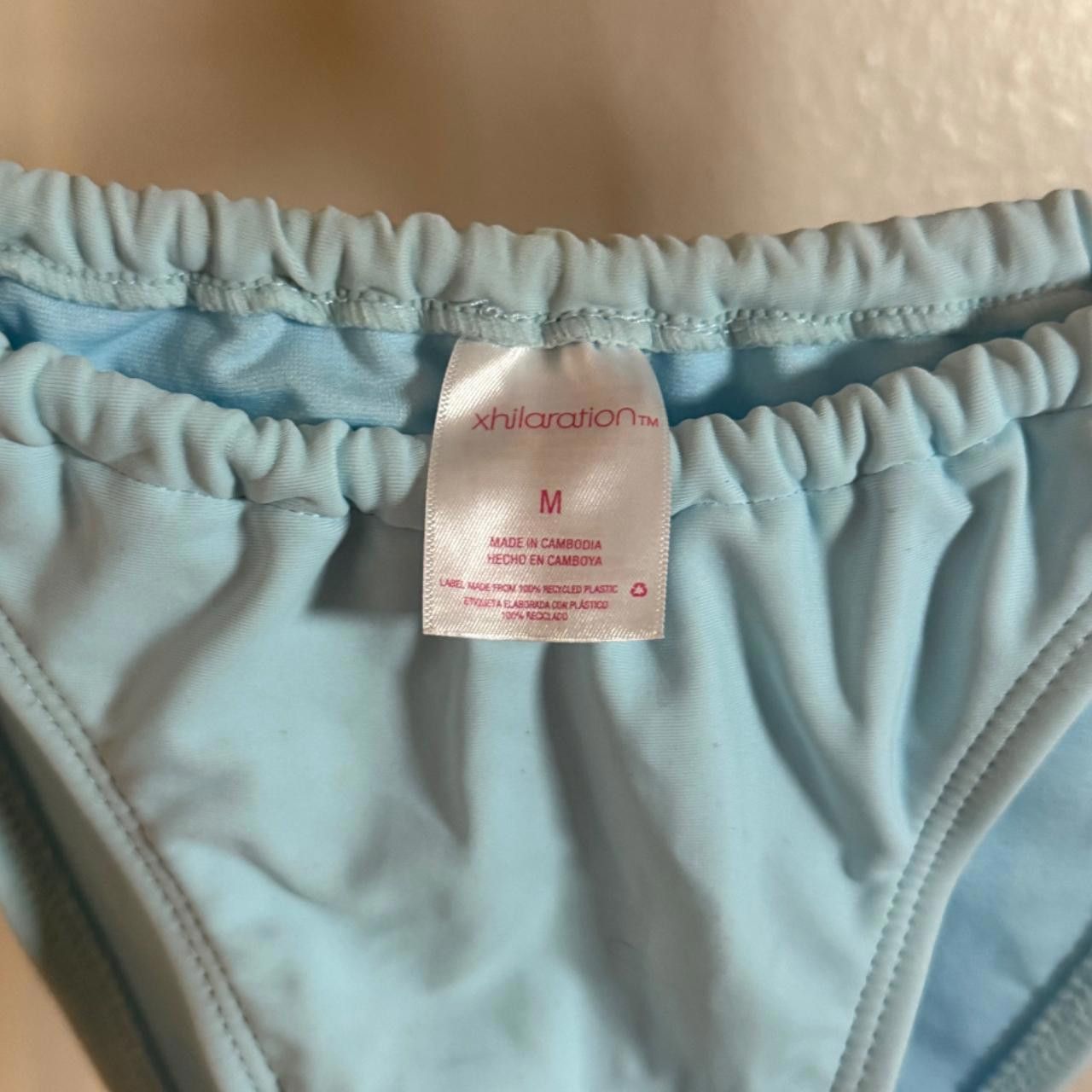 Designer baby blue bikini set Size ONE SIZE - 7 Thumbnail
