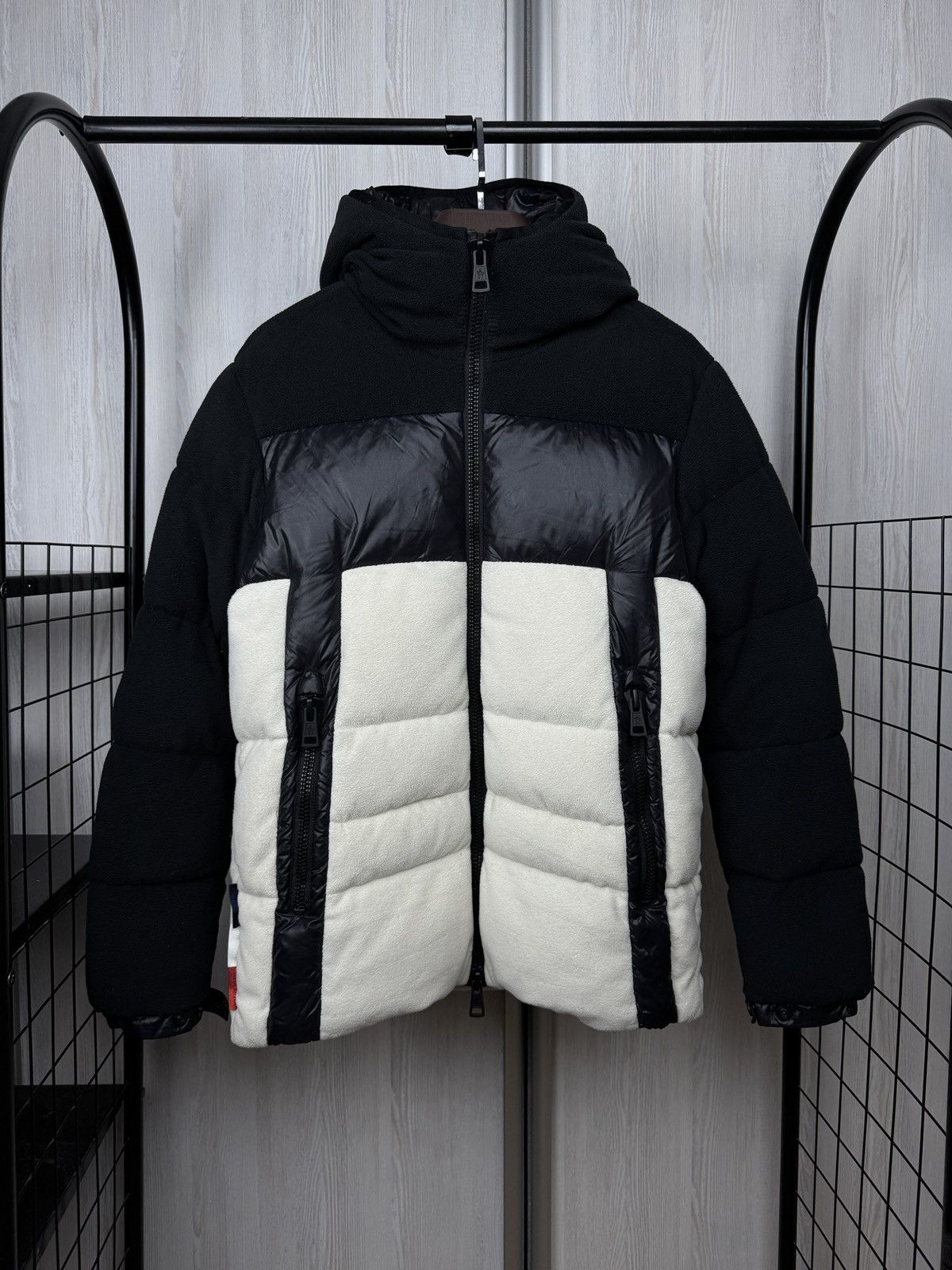 Moncler Moncler MALAVOY Giubbotto POLARTEC Fleece Down Jacket Size US L / EU 52-54 / 3 - 1 Thumbnail