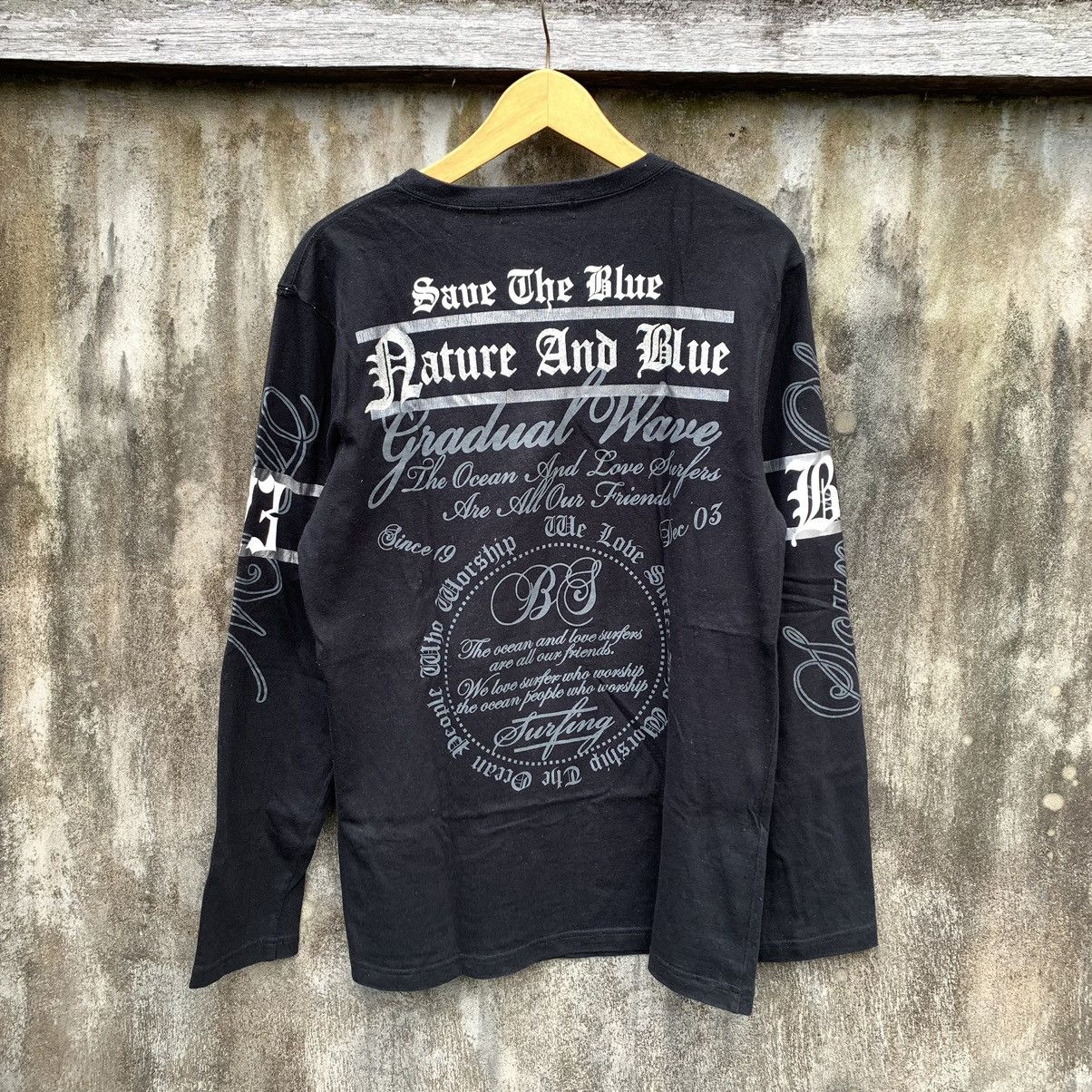 Japanese Brand JAPANESE Y2K GOTHIC POEM LONGSLEEVE BEACH SOUND Size US L / EU 52-54 / 3 - 2 Thumbnail