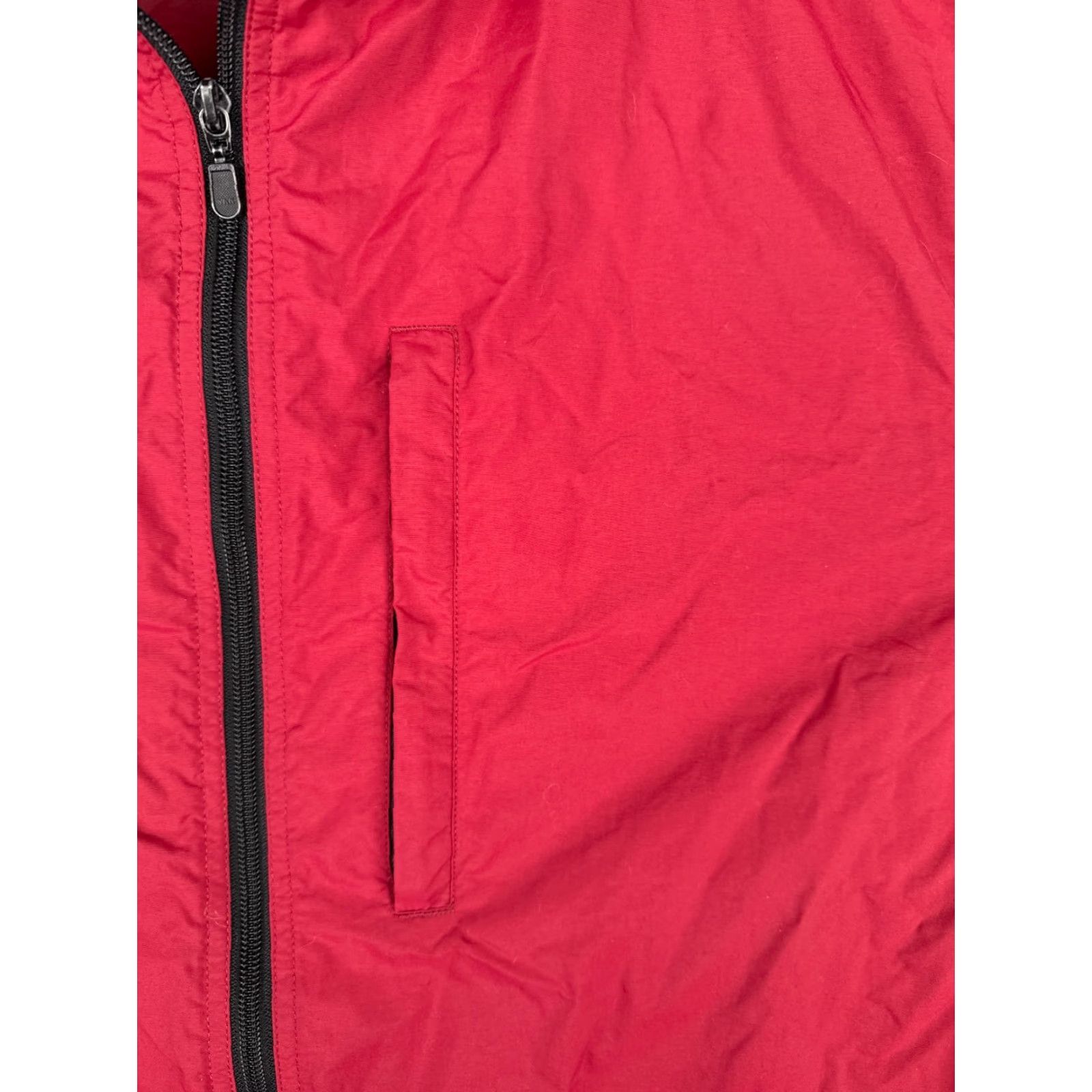 Timberland TIMBERLAND Jacket Mens Medium Red Full Zip 100% Nylon Shell Windbreaker Hike Size US M / EU 48-50 / 2 - 6 Thumbnail