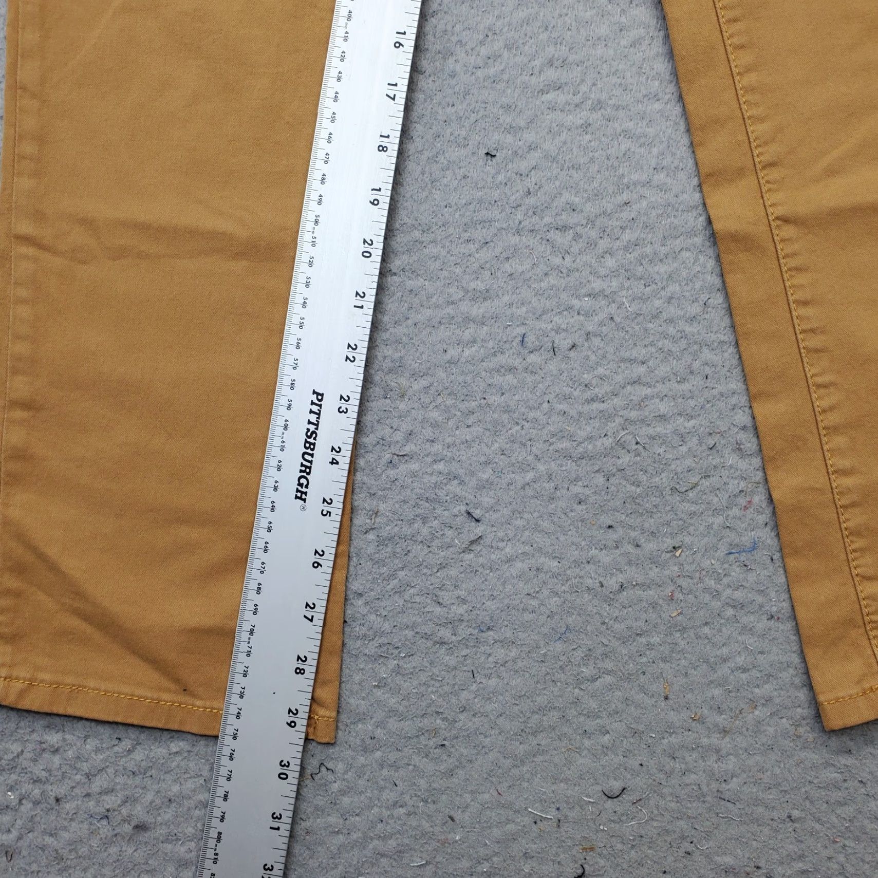 Vintage Pilcro Womens Chino Pants Tan 28 Cotton Stretch Straight Leg - Size 28 Womens Flat Front Casual Preppy Size 28" / US 6 / IT 42 - 5 Thumbnail