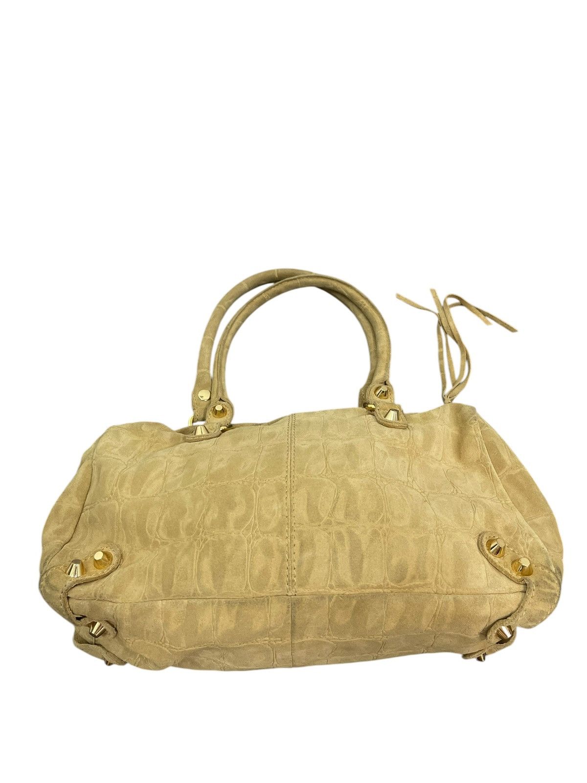 Genuine Leather Full Suede Leather Linea Pelle East-West Bag 1🟩6 Size ONE SIZE - 7 Thumbnail