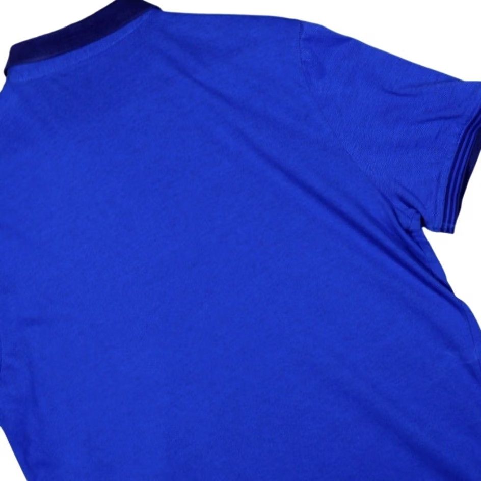 Perry Ellis Perry Ellis Men Large Royal Blue Polo Shirt Short Sleeve Collared Textured Button Size US L / EU 52-54 / 3 - 2 Thumbnail