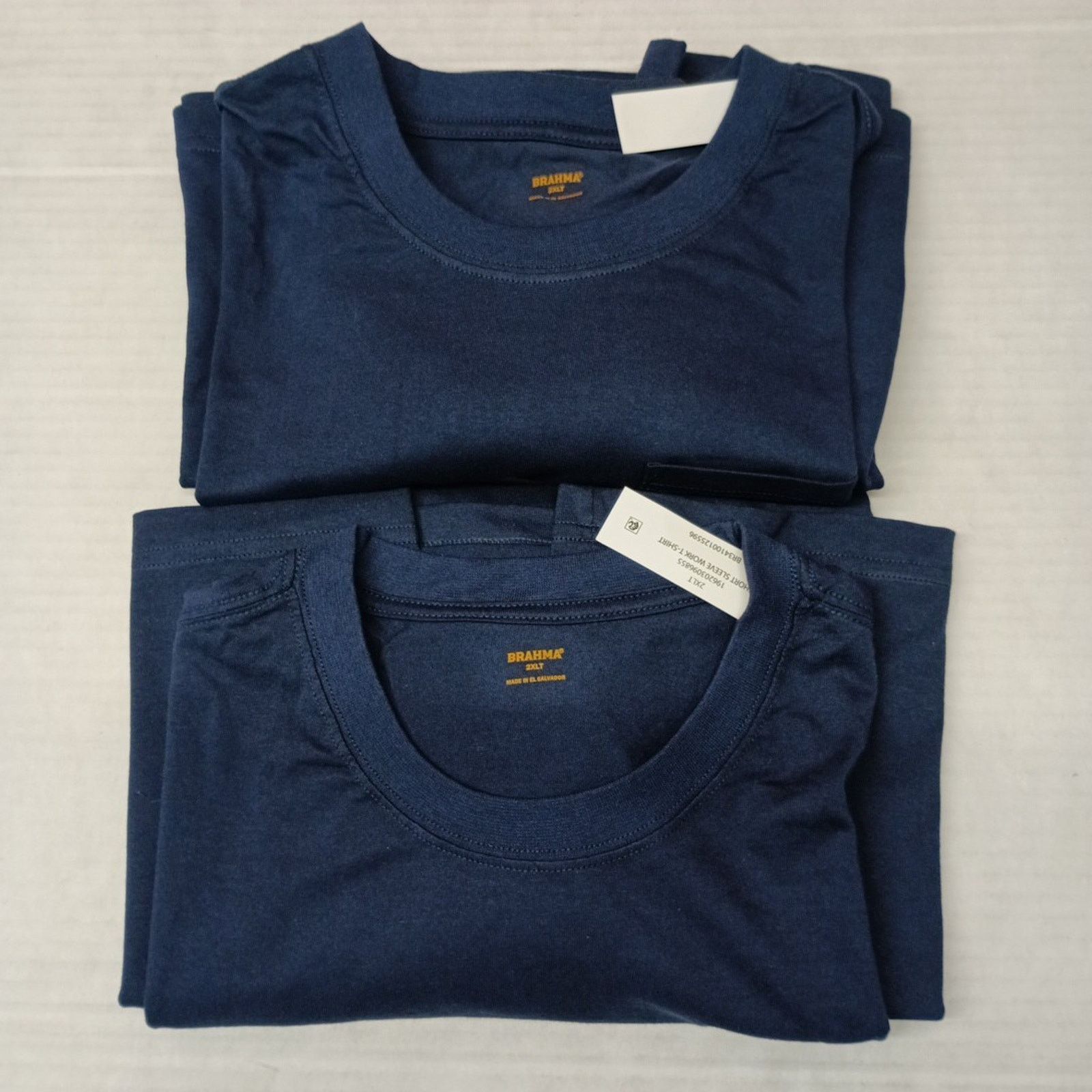 Other 2 Brahma Short Sleeve Work T-Shirt 2XLT 50-52 Blue Pocket Size US XXL / EU 58 / 5 - 1 Thumbnail