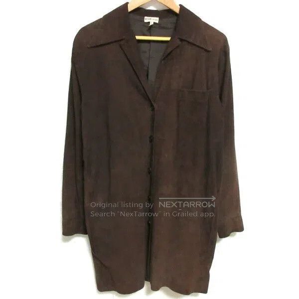 Hermes Hermes Sheepskin suede shirt jacket Size M / US 6-8 / IT 42-44 - 1 Thumbnail
