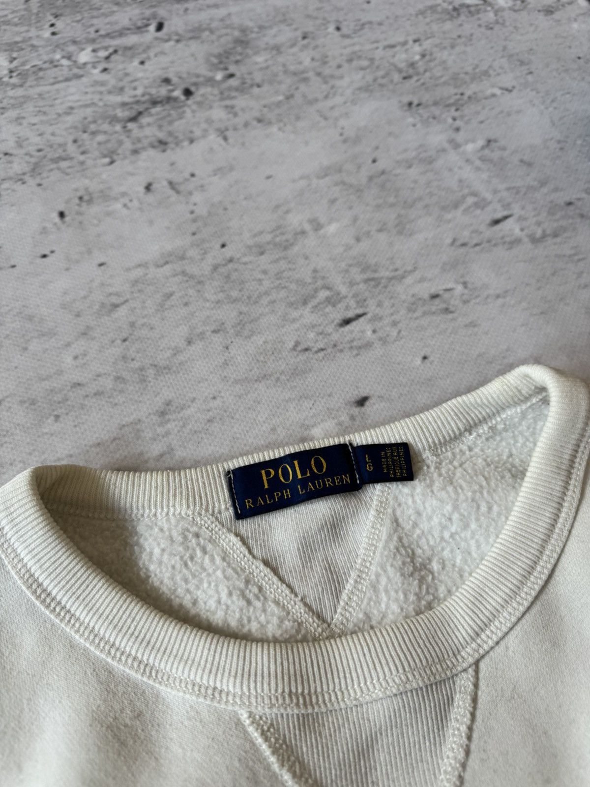 Polo Ralph Lauren × Vintage POLO RALPH LAUREN VINTAGE BASIC LOGO OVERSIZE BAGGY SWEATER Size US L / EU 52-54 / 3 - 6 Thumbnail
