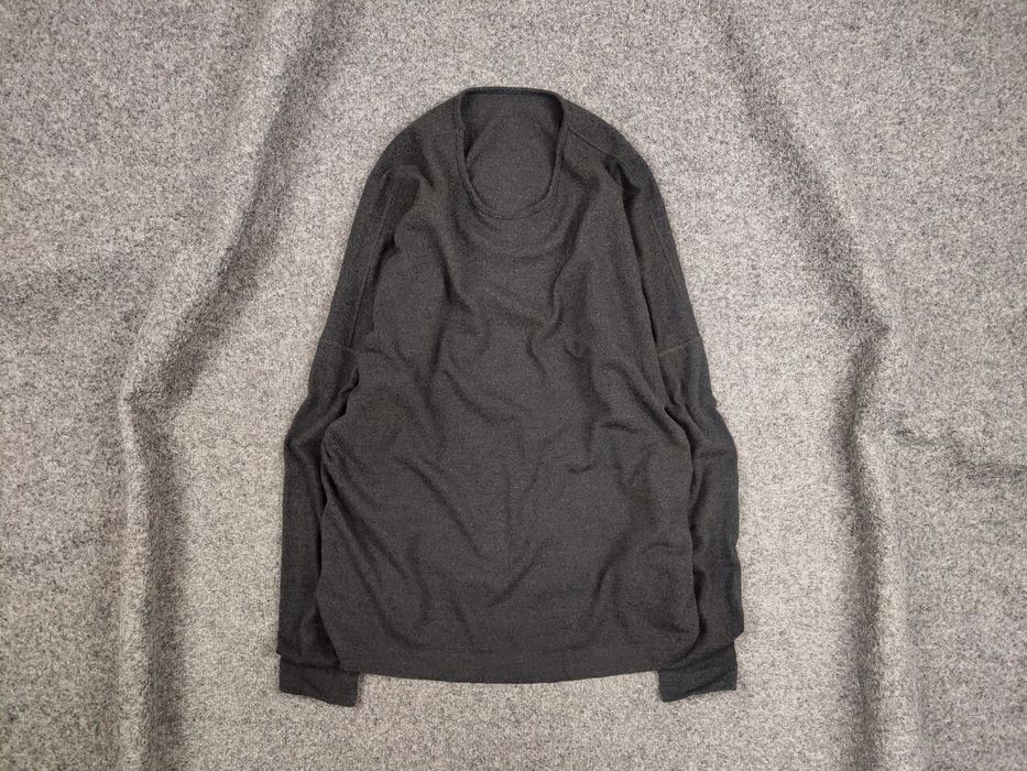 Designer Christa De Carouge Design Gray Wool Oversized Light Sweater Size ONE SIZE - 1 Thumbnail