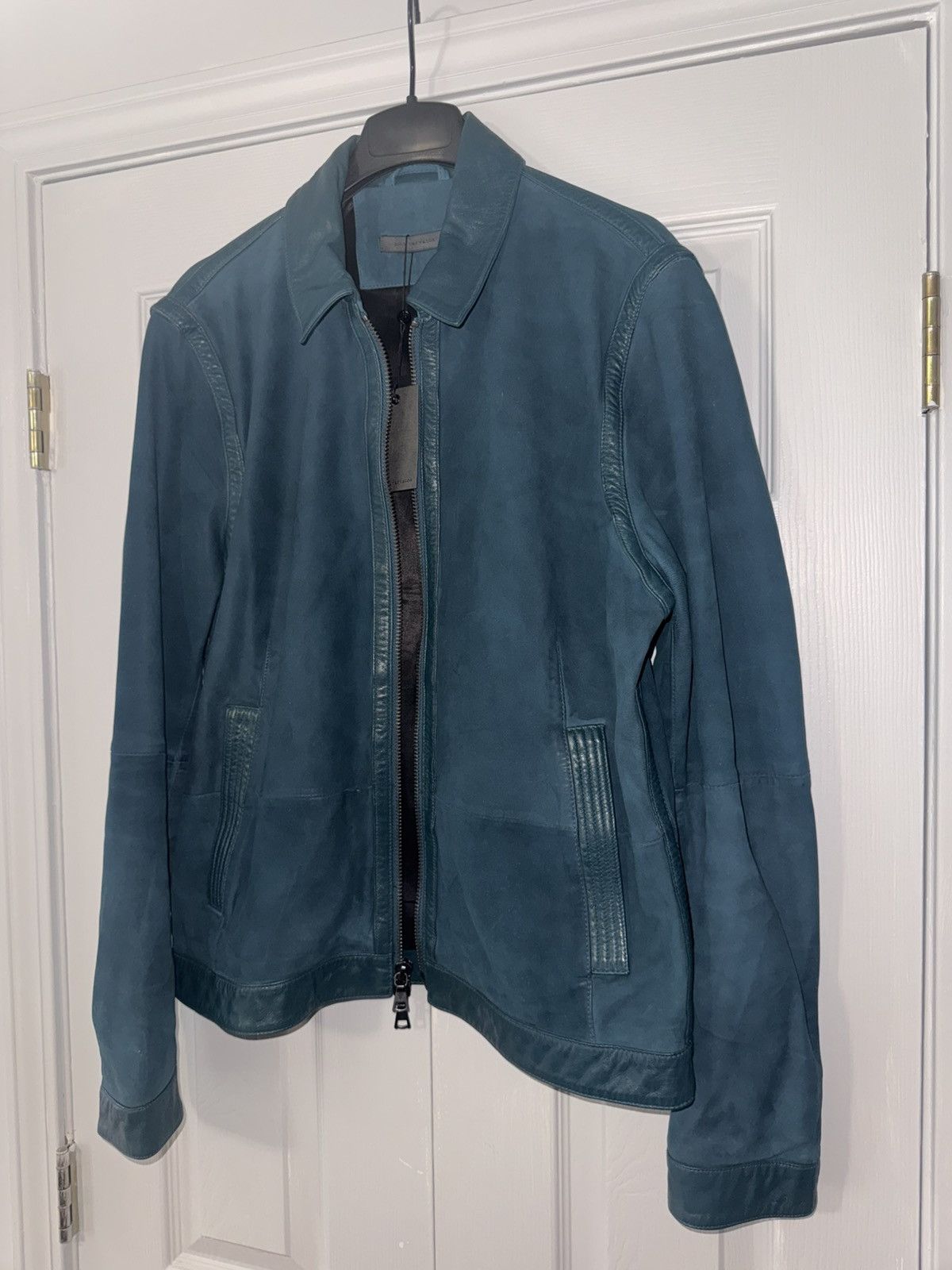 John Varvatos John Varvatos Jaxon Jacket Peacock Blue Size US M / EU 48-50 / 2 - 2 Thumbnail