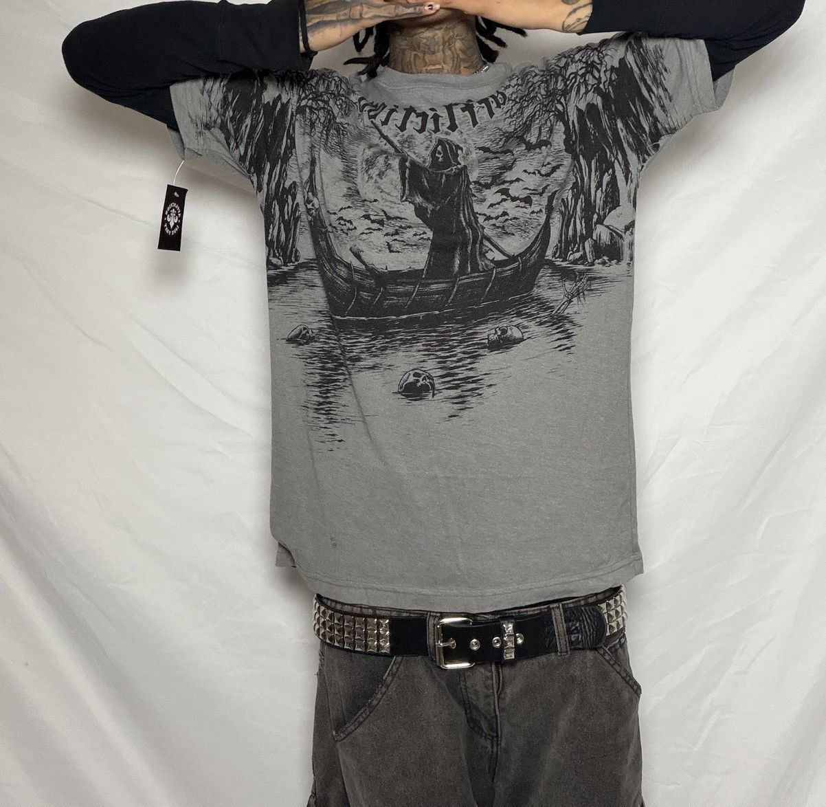 Affliction Affliction River Styx Tee Shirt Size US L / EU 52-54 / 3 - 2 Thumbnail