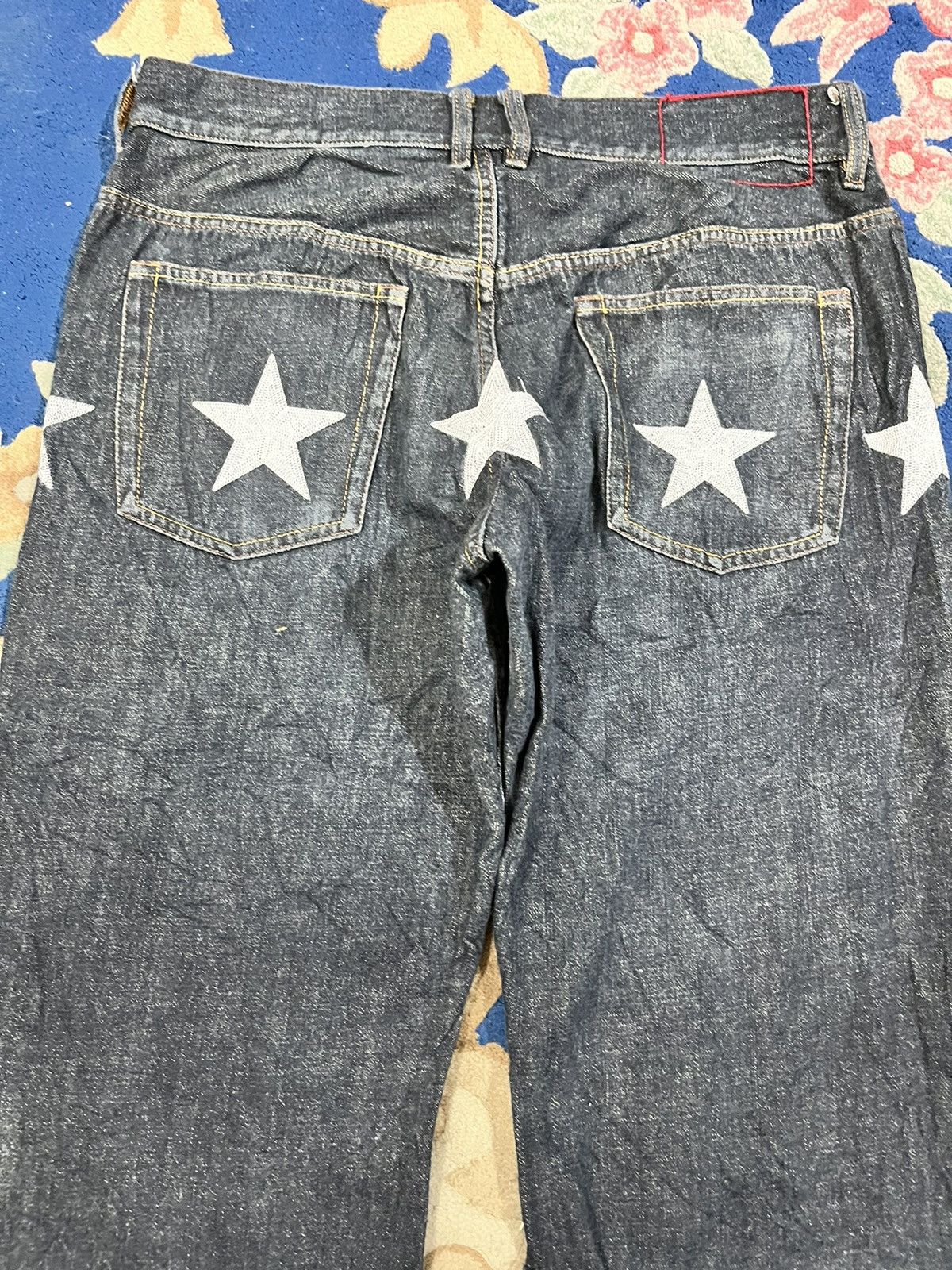 Tommy Jeans Vintage Tommy Stars Embroiddery Jeans Size US 34 / EU 50 - 8 Thumbnail