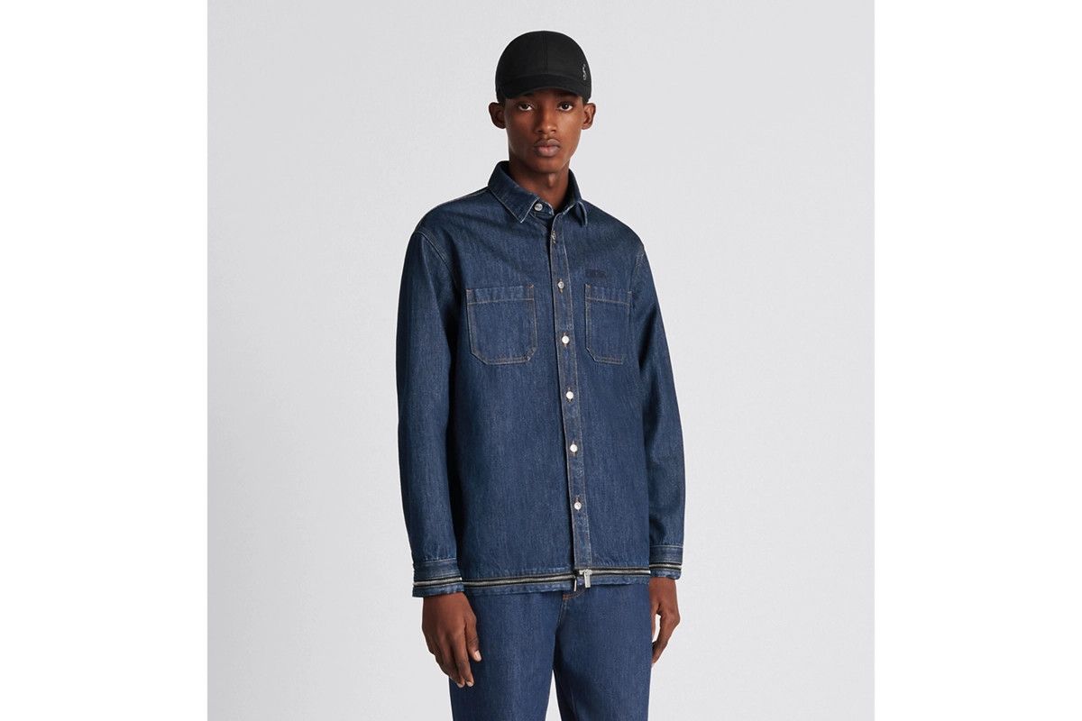 Dior o1bcso1str0125 Overshirt in Blue Size US L / EU 52-54 / 3 - 4 Thumbnail
