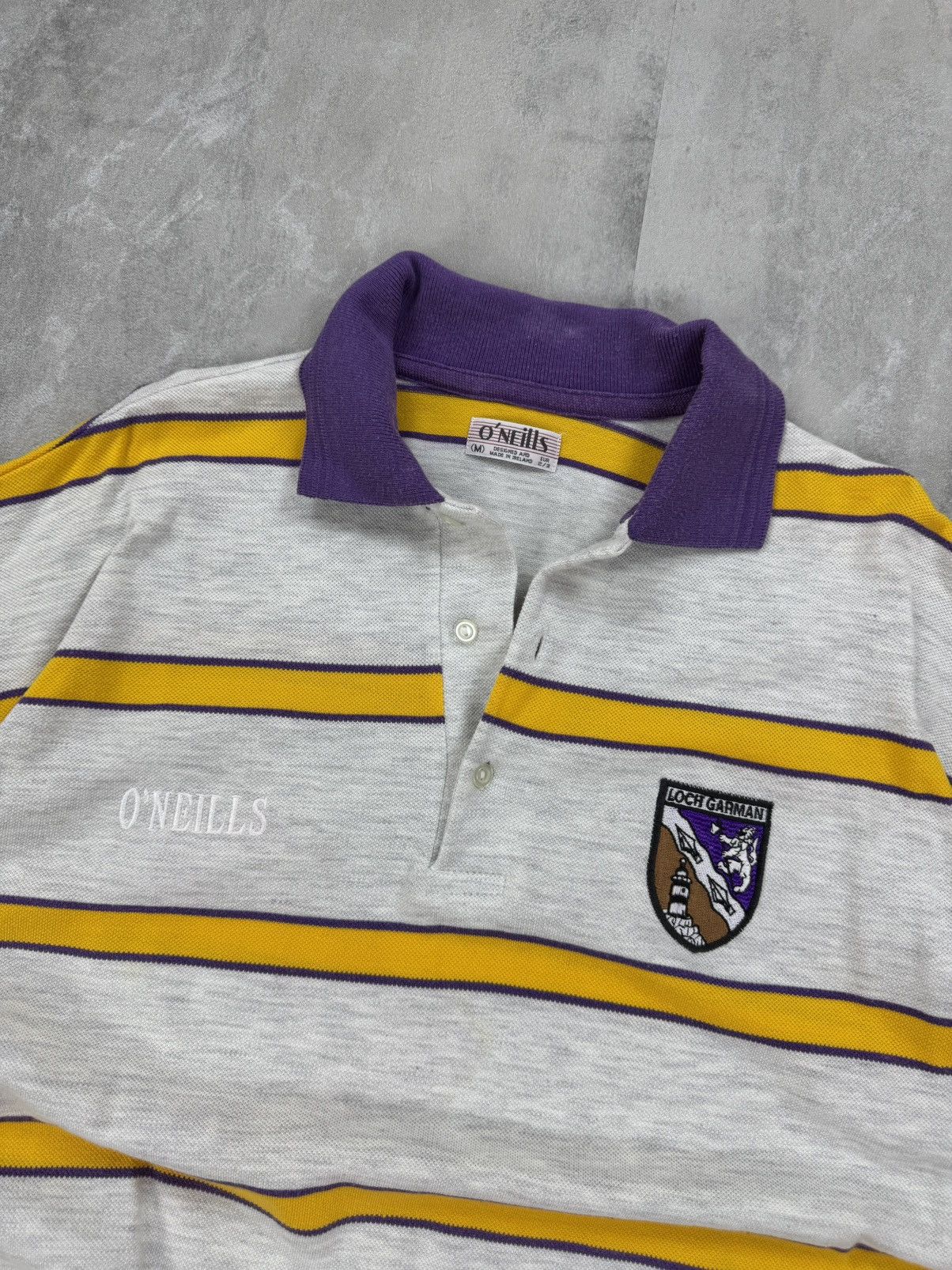 Vintage Vintage O’NEILLS LOCH GARMAN Rare striped polo shirt size M Size US M / EU 48-50 / 2 - 2 Thumbnail