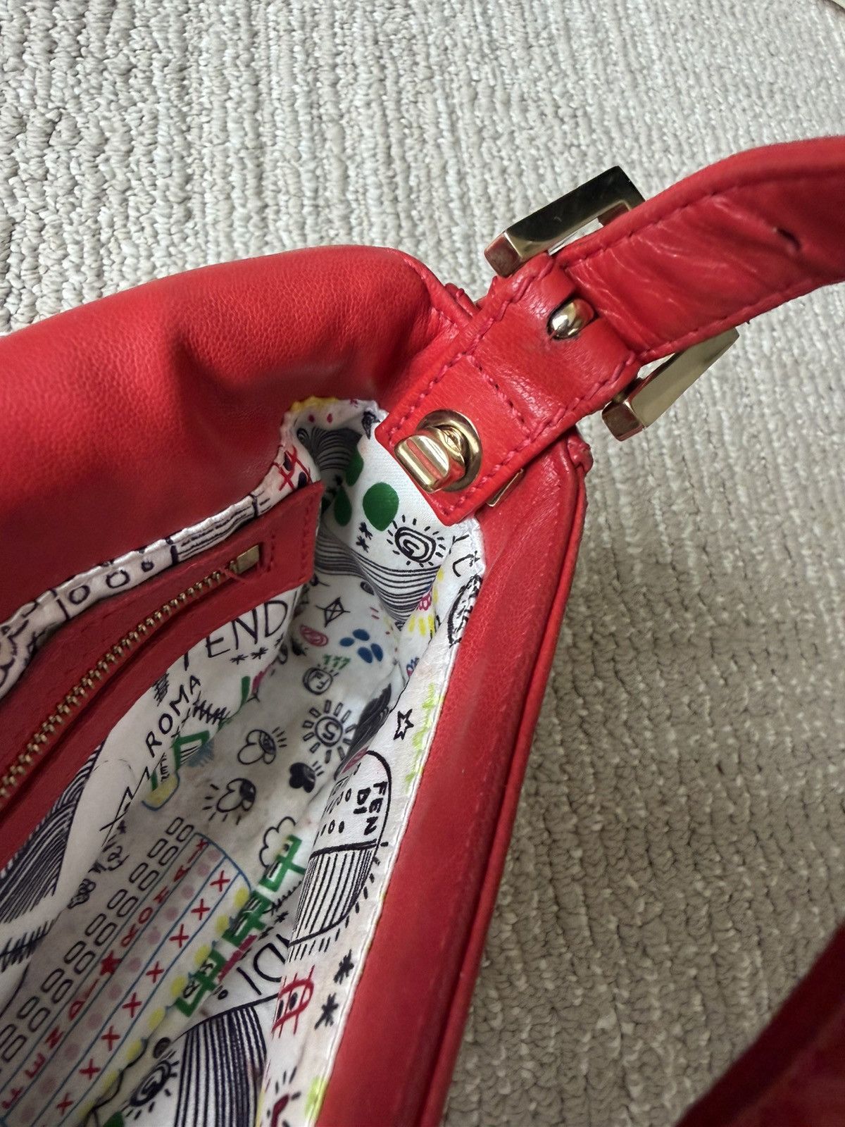 Fendi Fendi Baguette - 1997 Re-edition - Red Nappa Leather - Gold Size ONE SIZE - 22 Thumbnail
